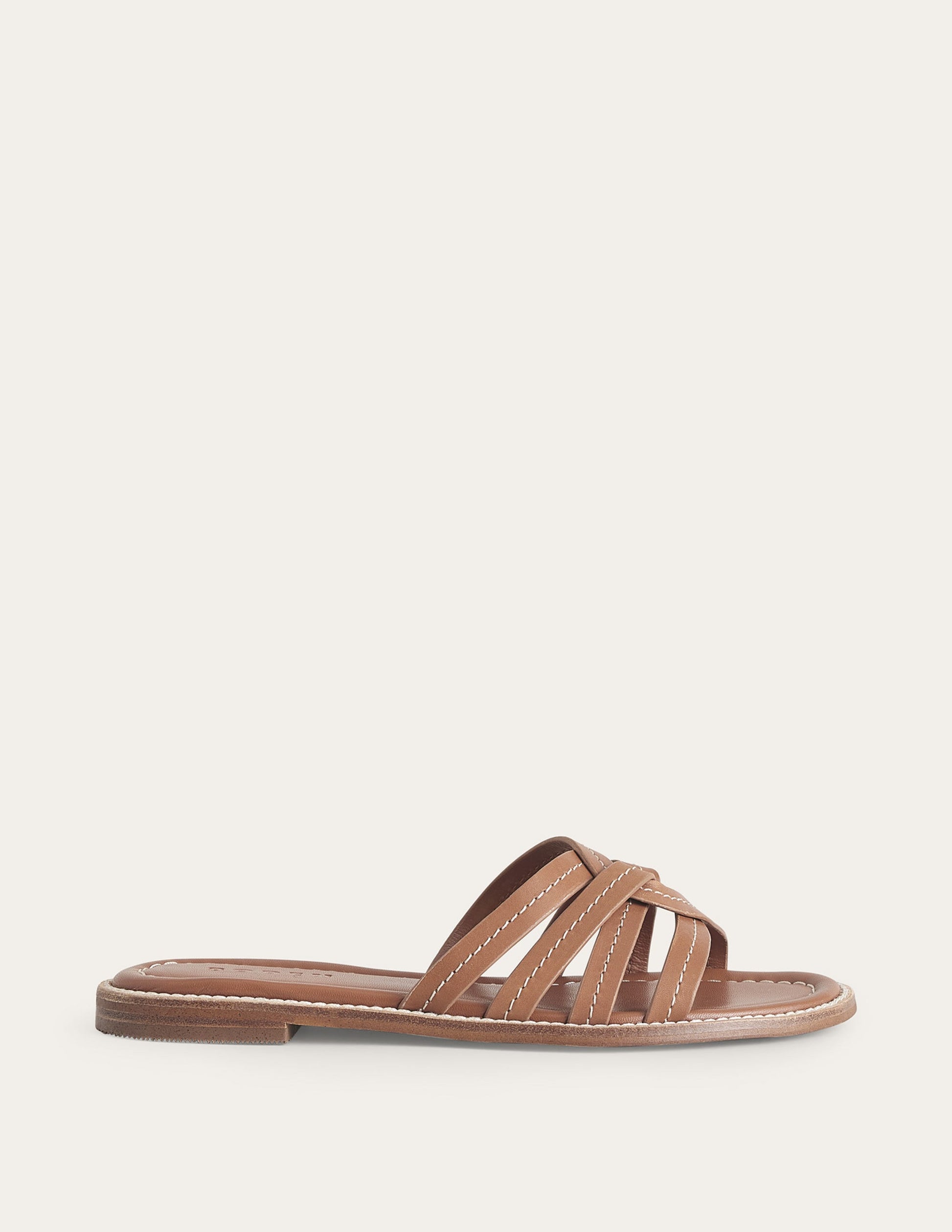 Multi Strap Sliders-Tan-1