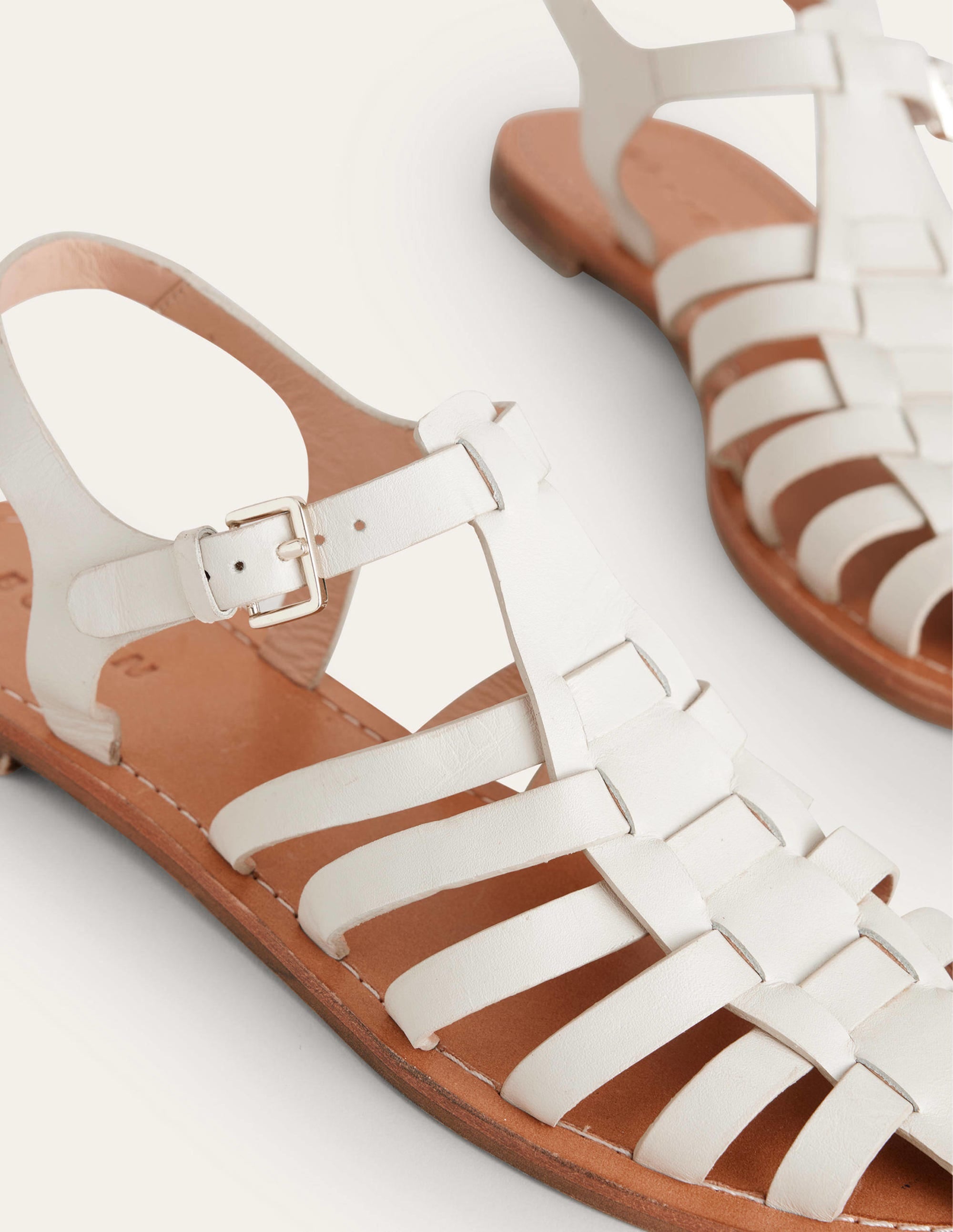 Traditionelle Fischersandalen-Beige - Image 4