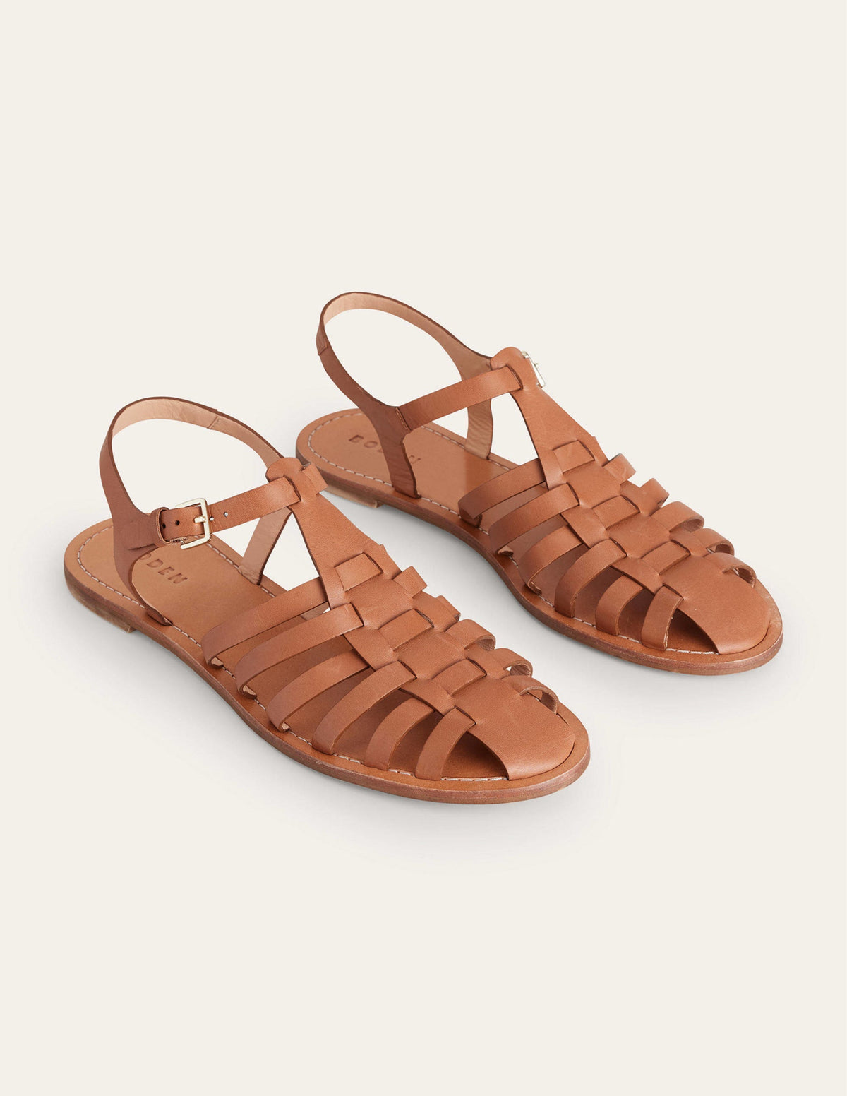Traditionelle Fischersandalen-Hellbraun - Image 3