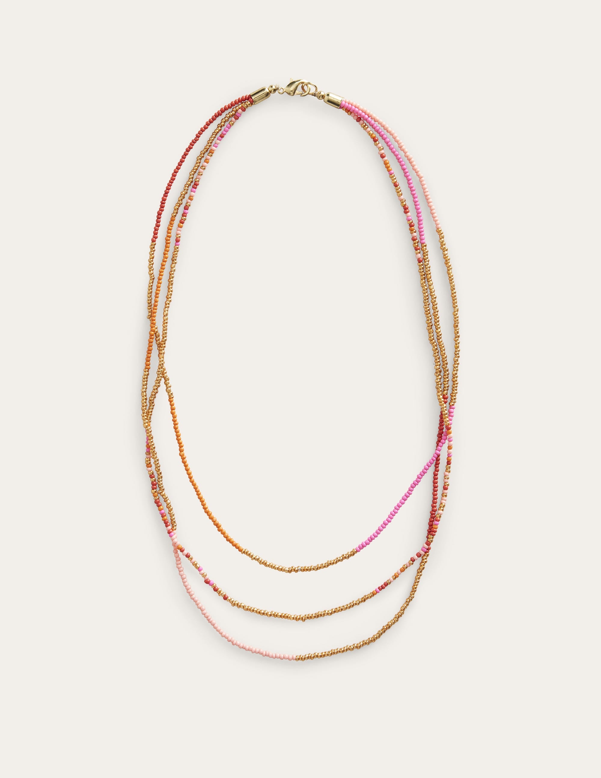 Collier en perles-Rose multi - Image 4
