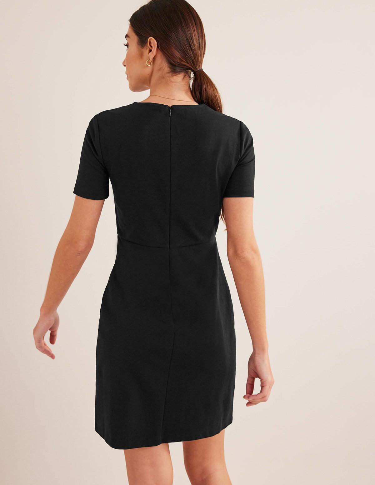 Mini-Etuikleid aus Jersey-Schwarz - Image 3
