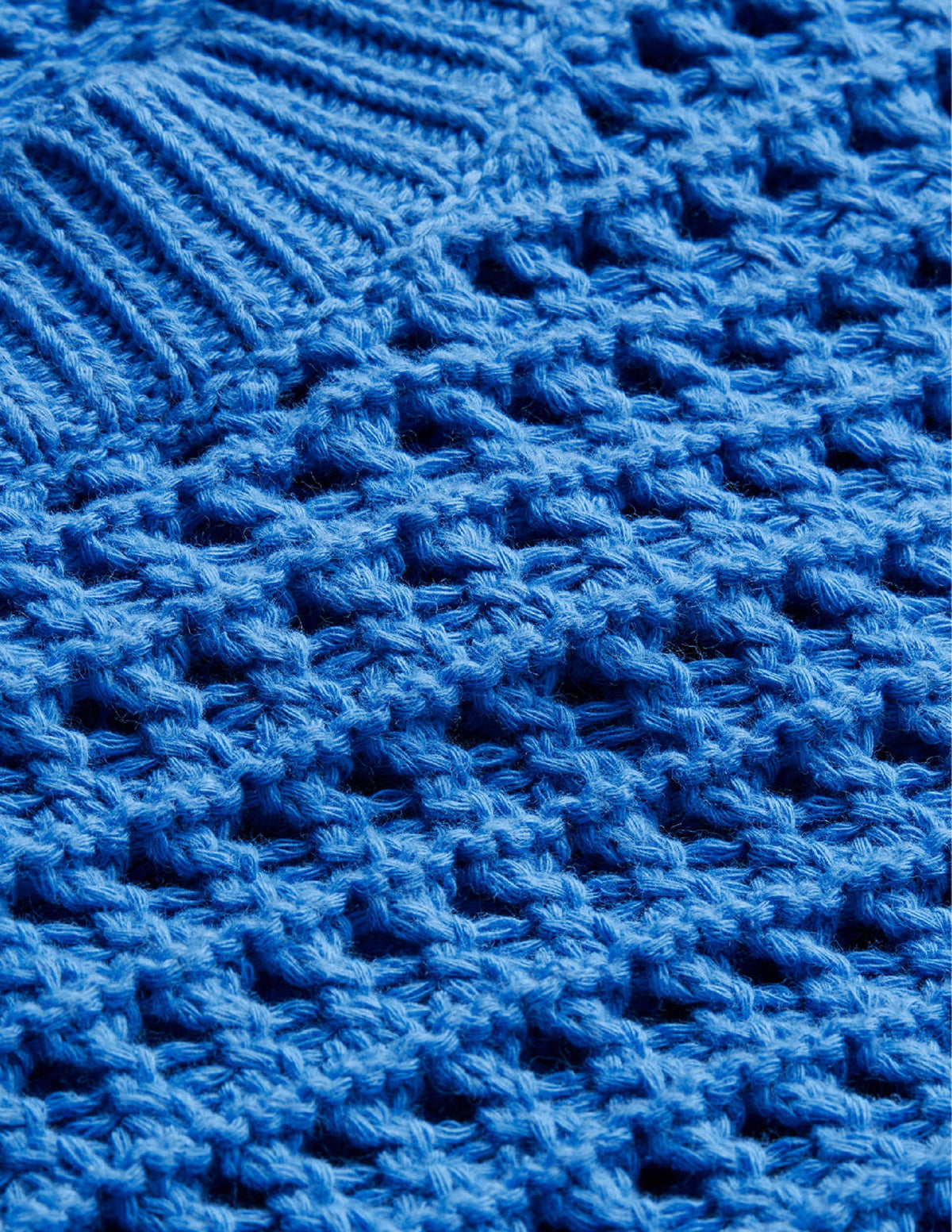 Cropped Crochet Jumper-Nebulus Blue-6