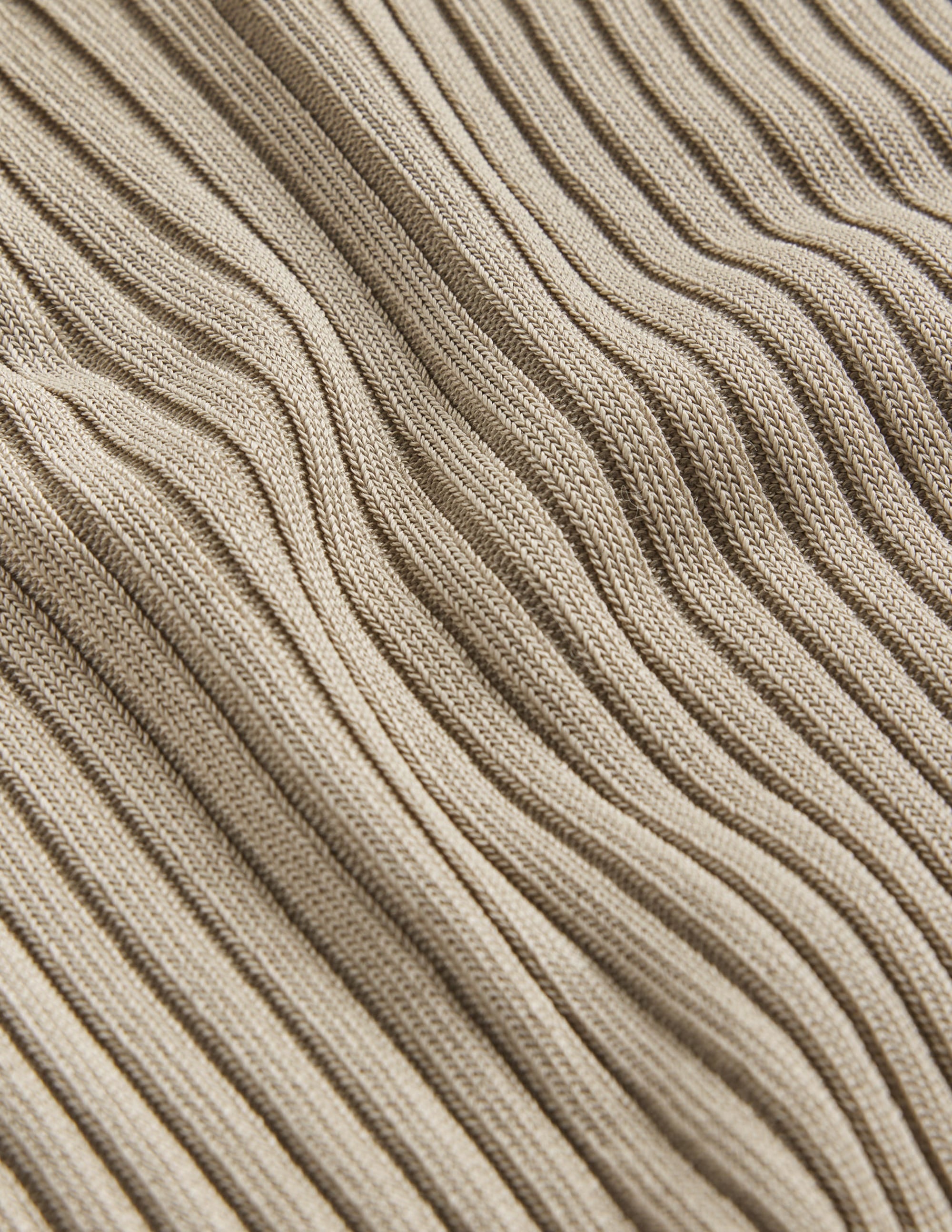 Geripptes Tanktop mit Rundhalsausschnitt-Steingrau - Image 9