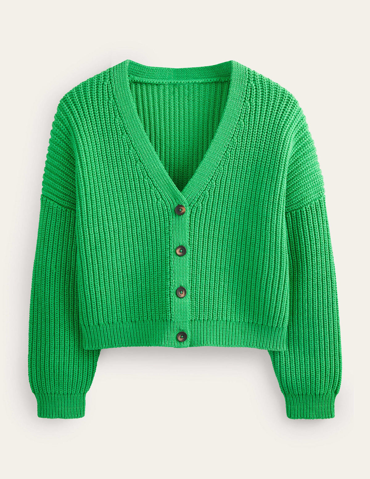 Gilet côtelé oversize-Vert vif-5