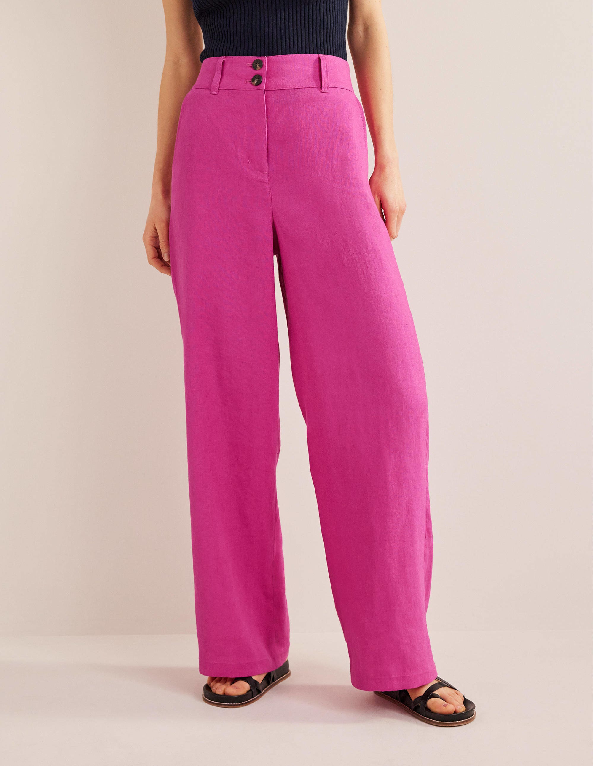 Leinenhose Highbury-Magenta - Image 4