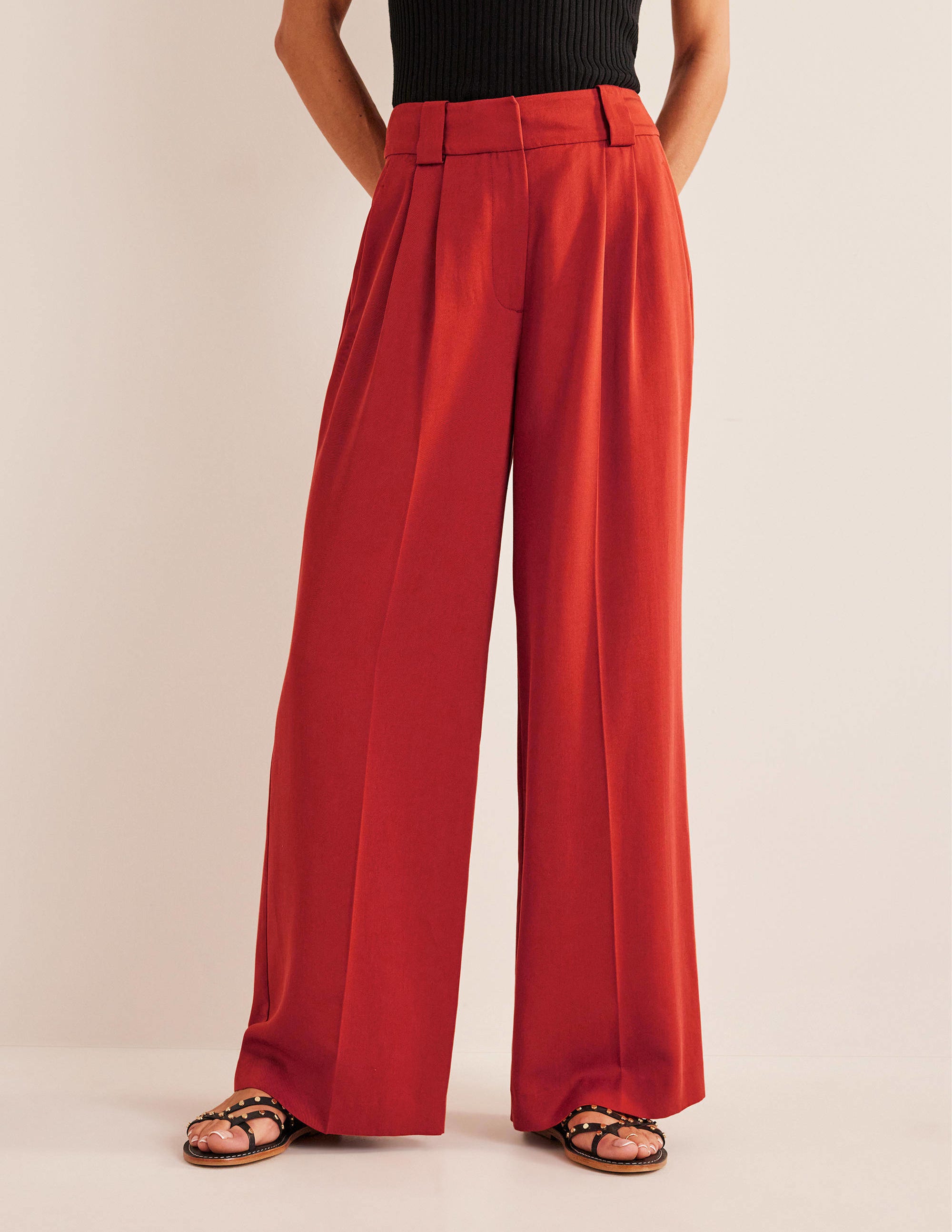 Pantalon large Islington-Tomate - Image 4