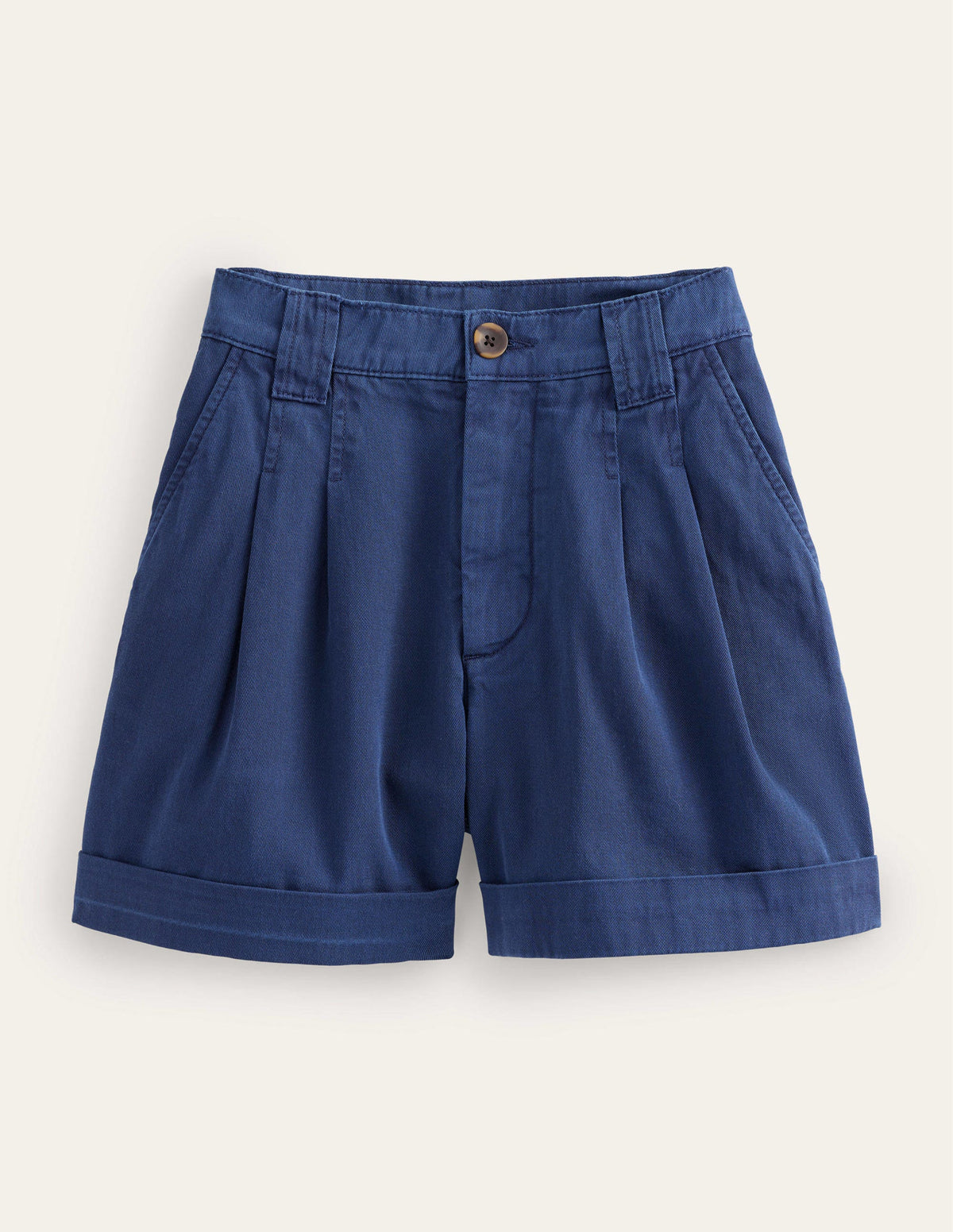 Lässige Baumwollshorts-Nachtblau - Image 5