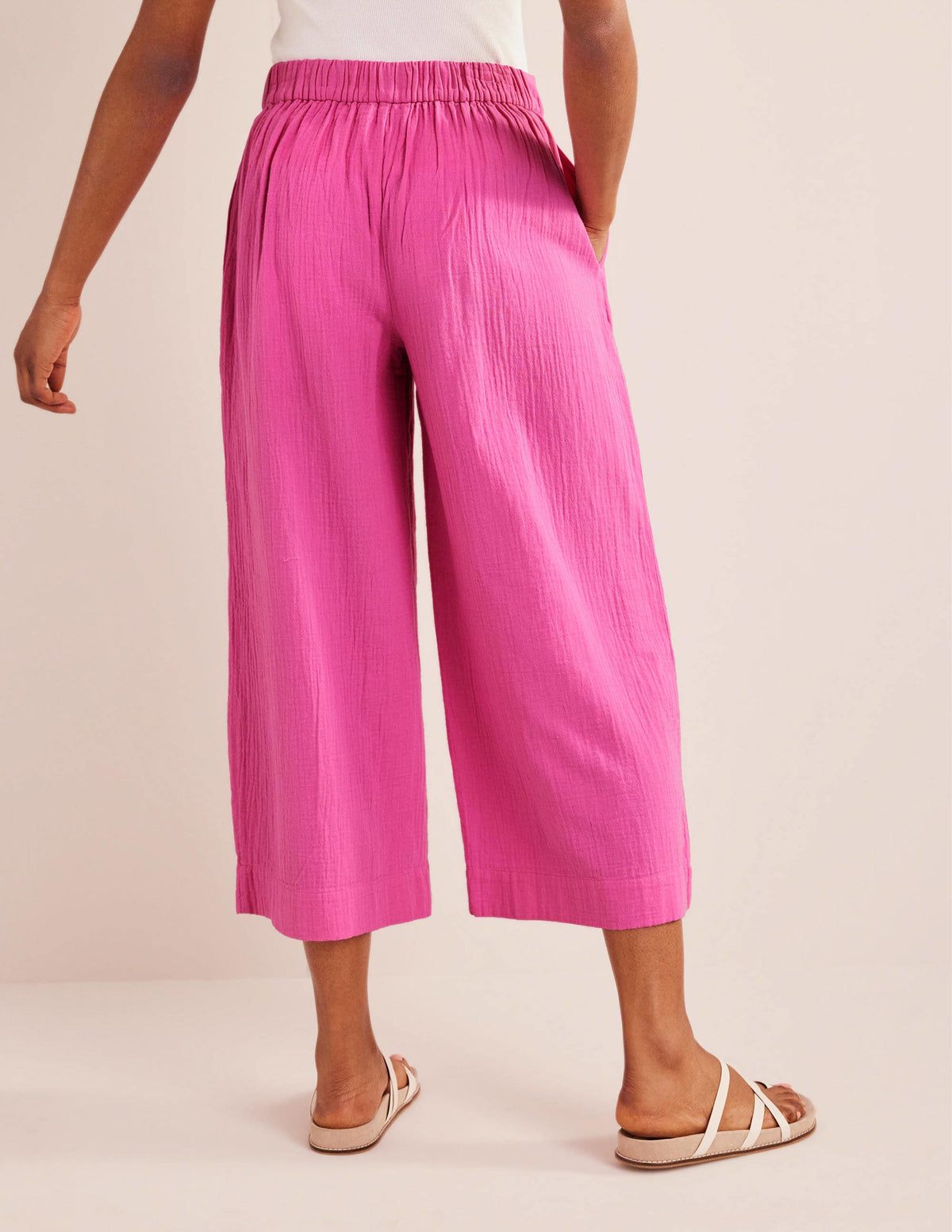 Hose aus Doppeltuch zum Hineinschlüpfen-Festivalrosa-3