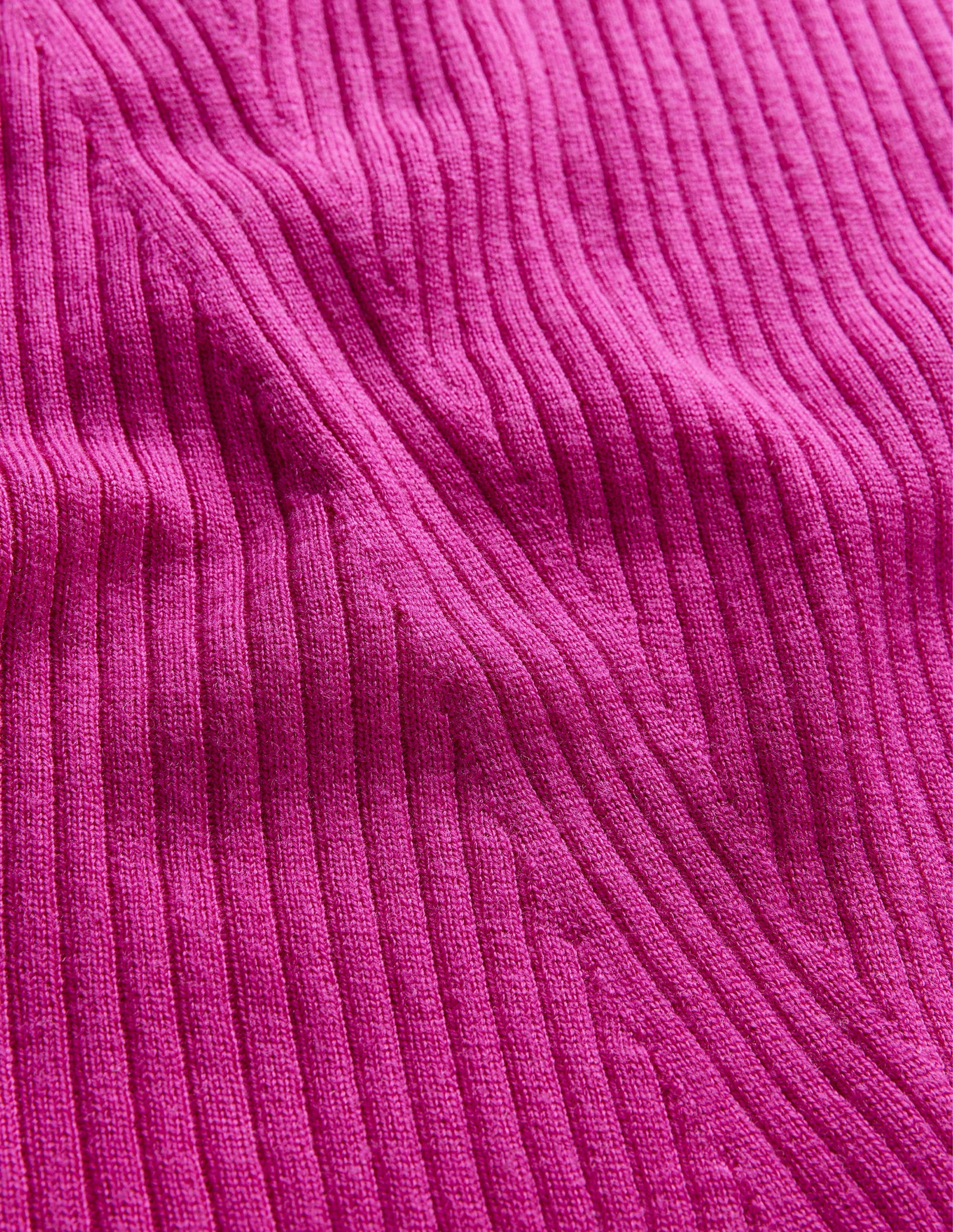 Strick-Midirock aus Merinowolle-Magenta - Image 5