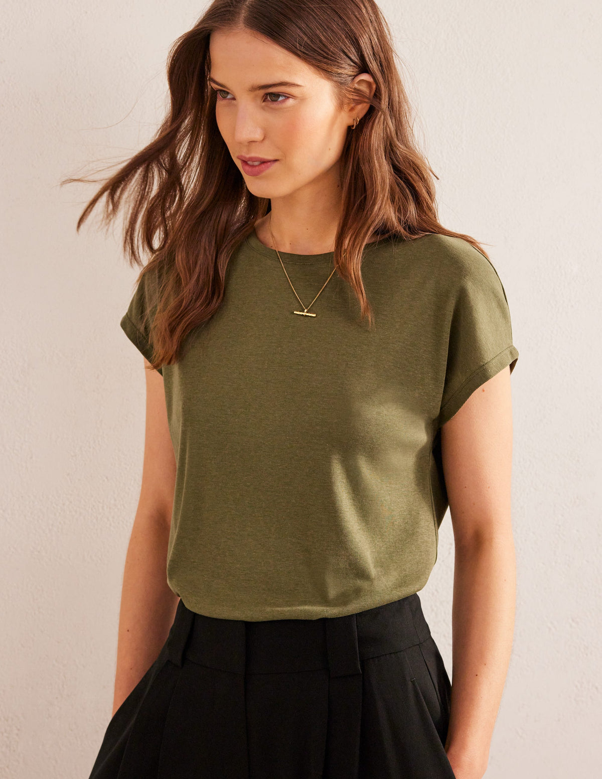Soft Touch Sleeveless Top-Spruce - Image 1