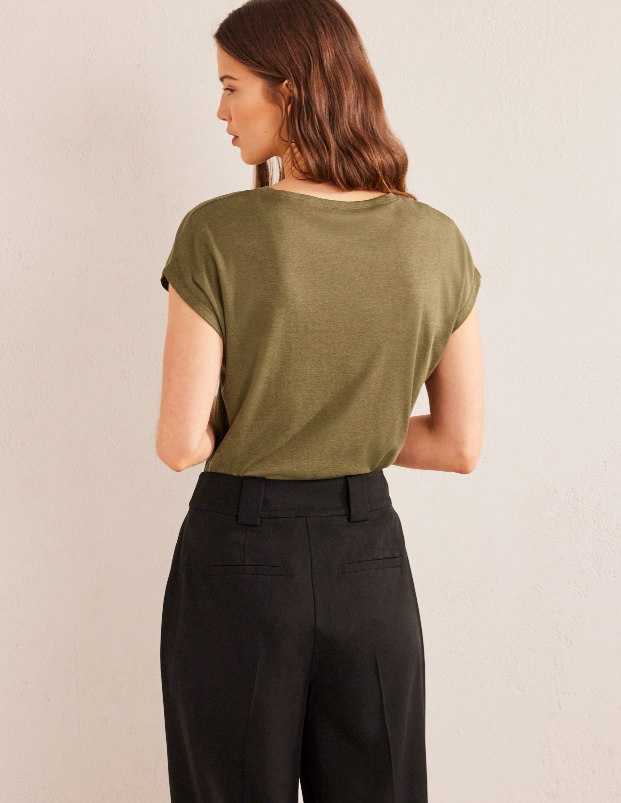 Soft Touch Sleeveless Top-Spruce - Image 3