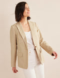 Cambridge Leinenblazer-Seilbraun