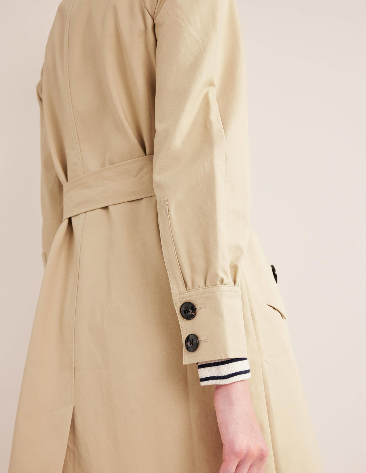 Trenchcoat mit Gürtel-Seilbraun - Image 5