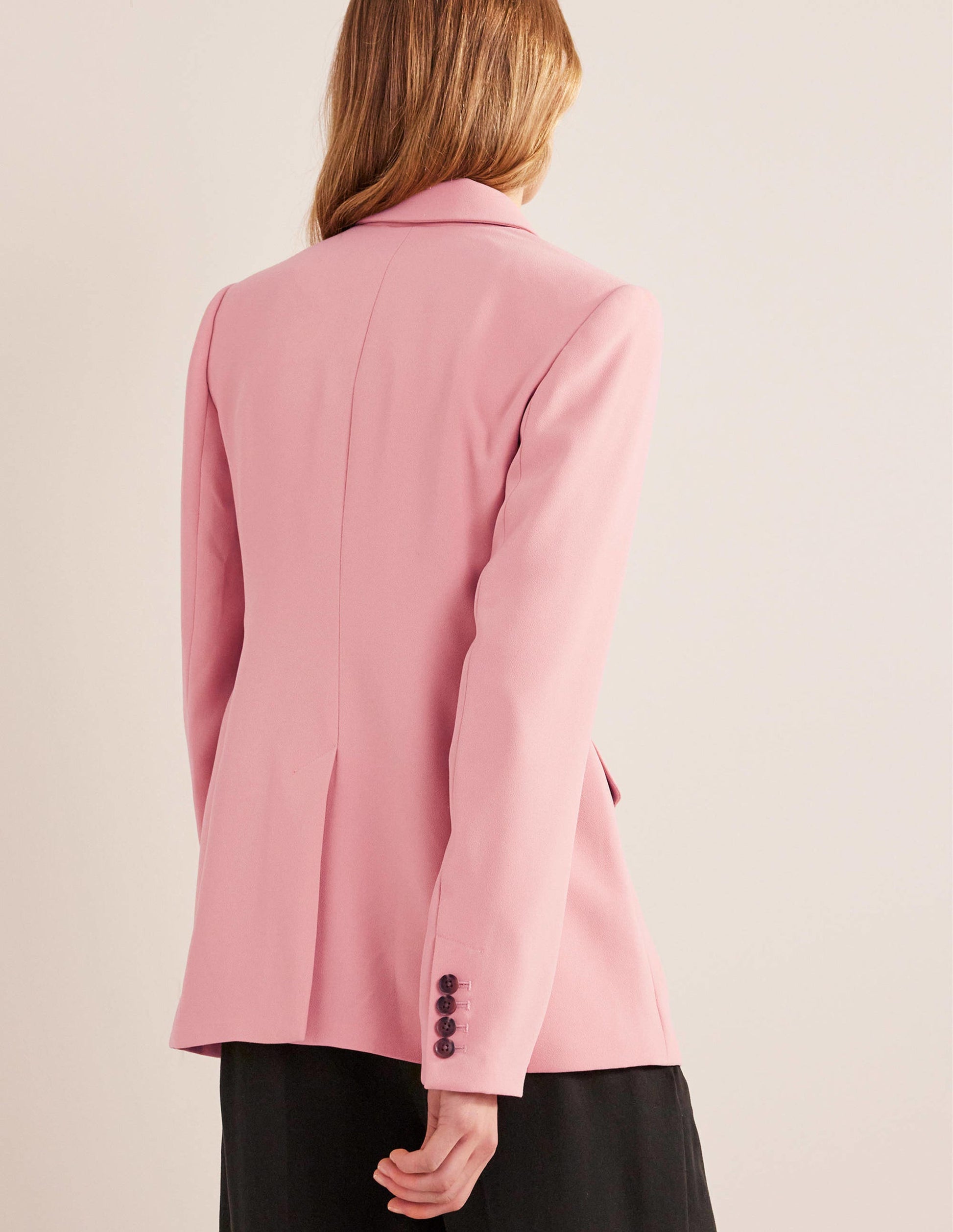 Doppelreihiger Kreppblazer-Animals/Stripe-3