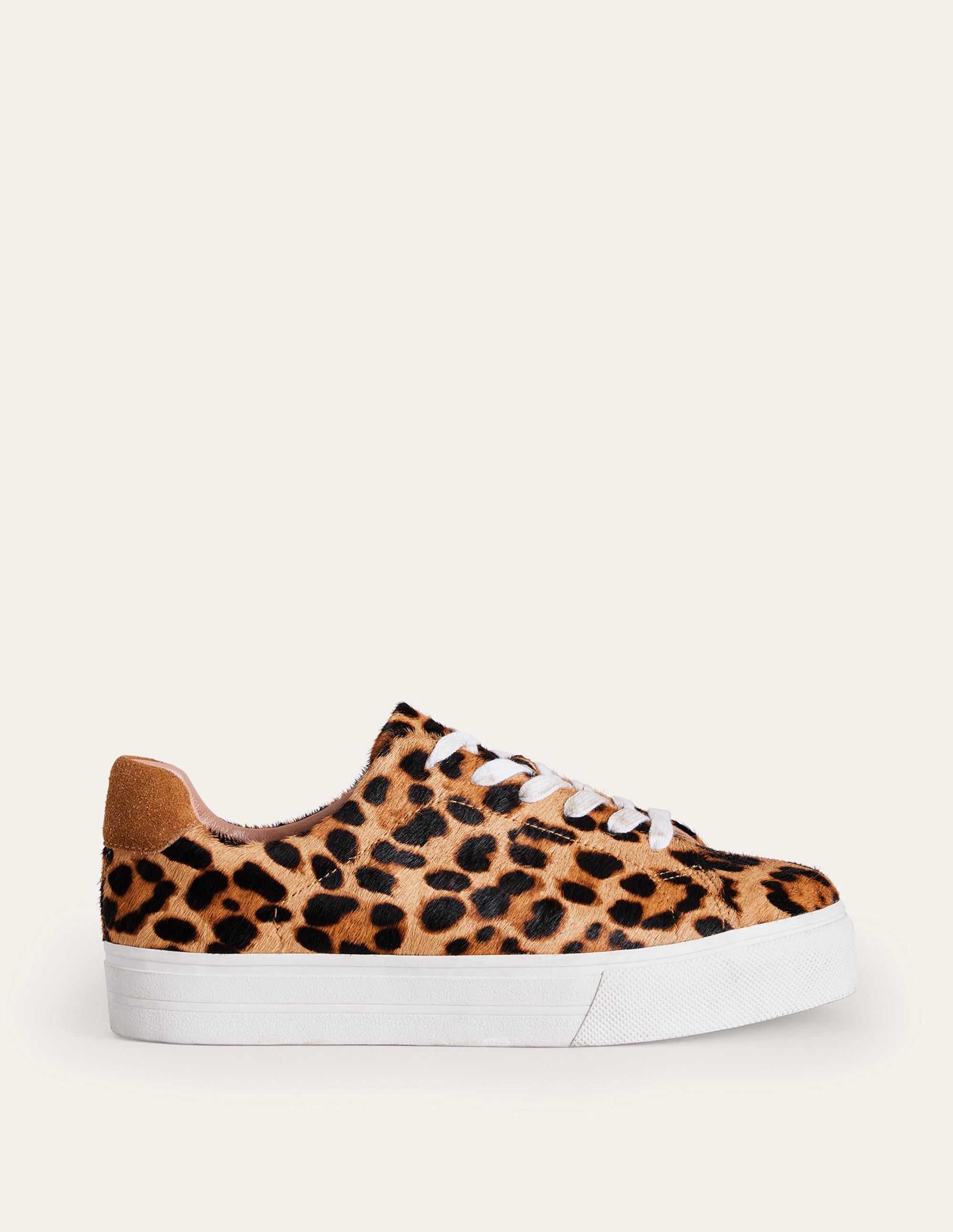 Plateau-Sneaker-Leopardenmuster Ponyhaar - Image 2