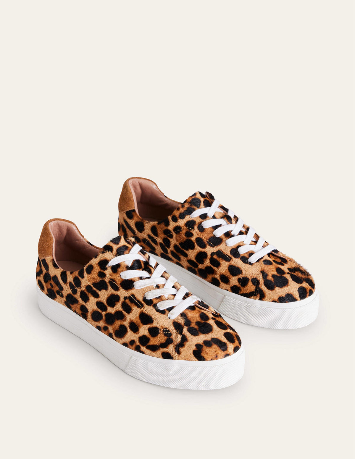 Plateau-Sneaker-Leopardenmuster Ponyhaar - Image 3