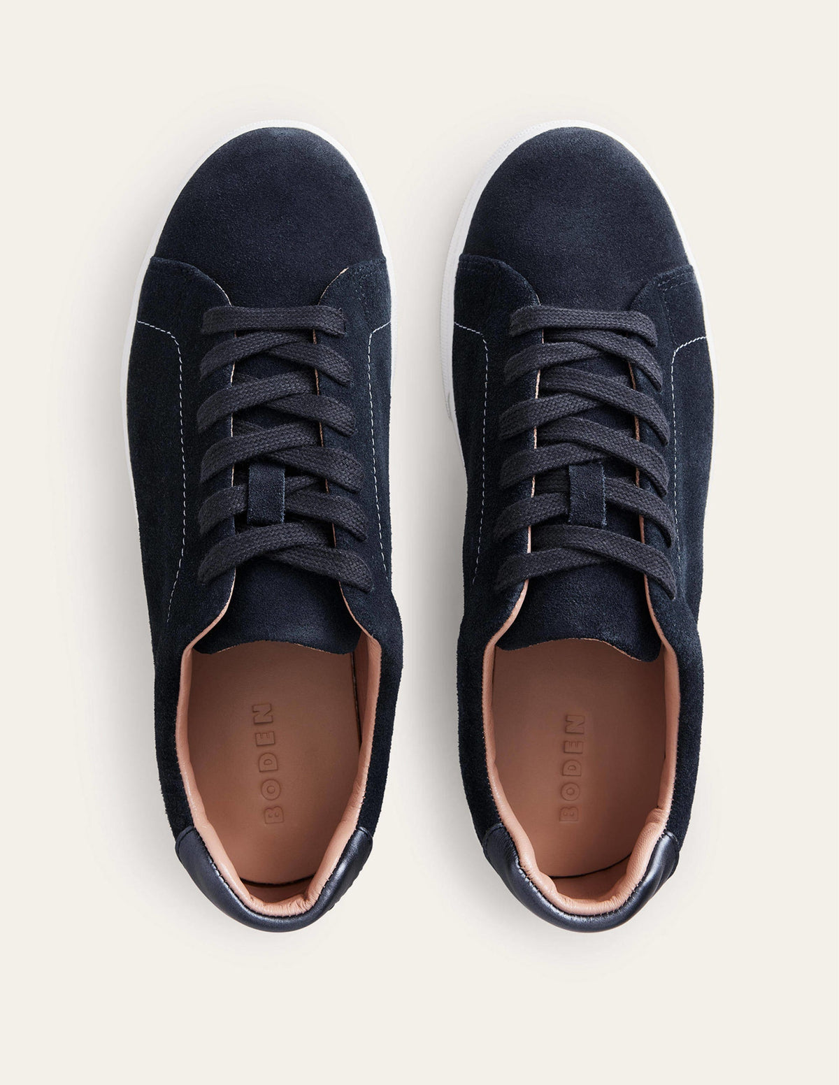 Plateau-Sneaker-Navy Veloursleder - Image 5