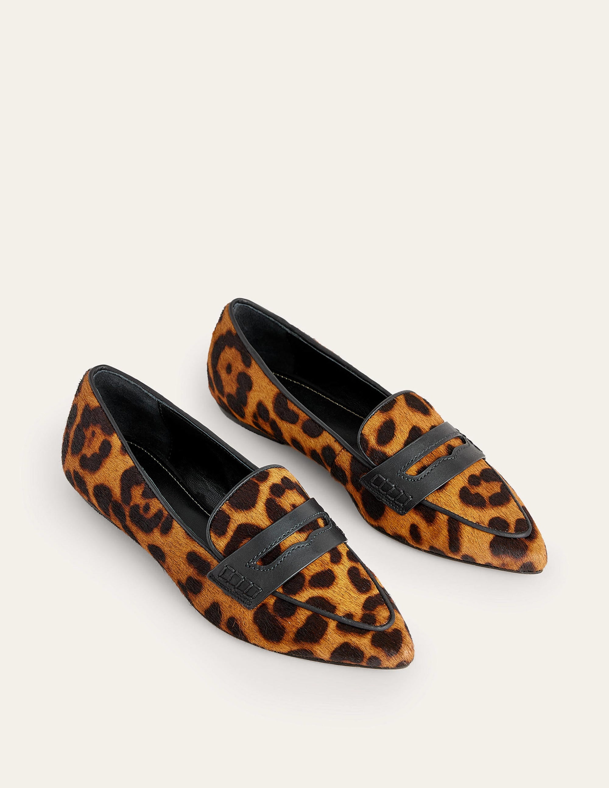 Spitz zulaufende Loafer-Klassisches Leopardenmuster - Image 3