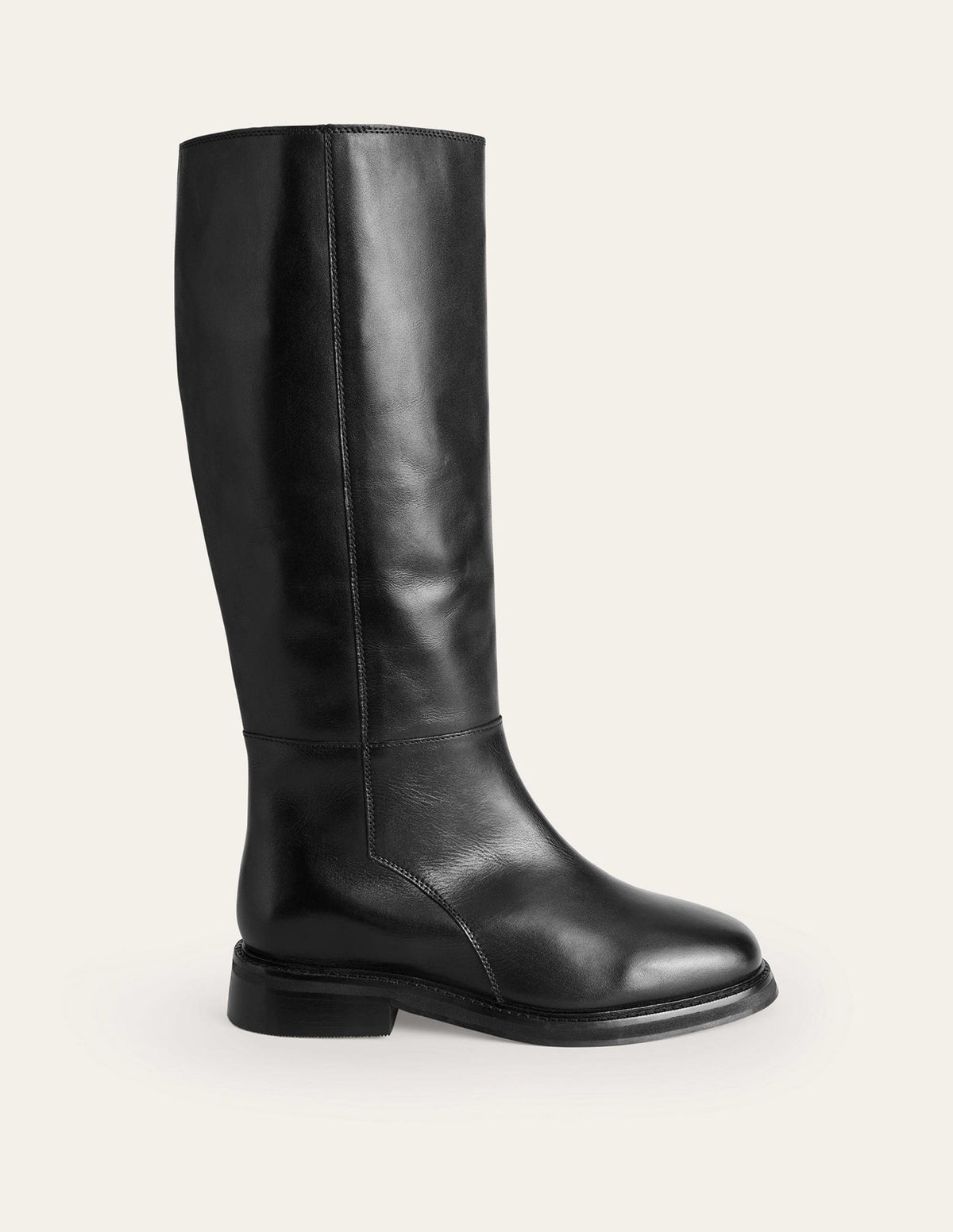 Lottie Reitstiefel aus Leder-Schwarzes Leder - Image 3