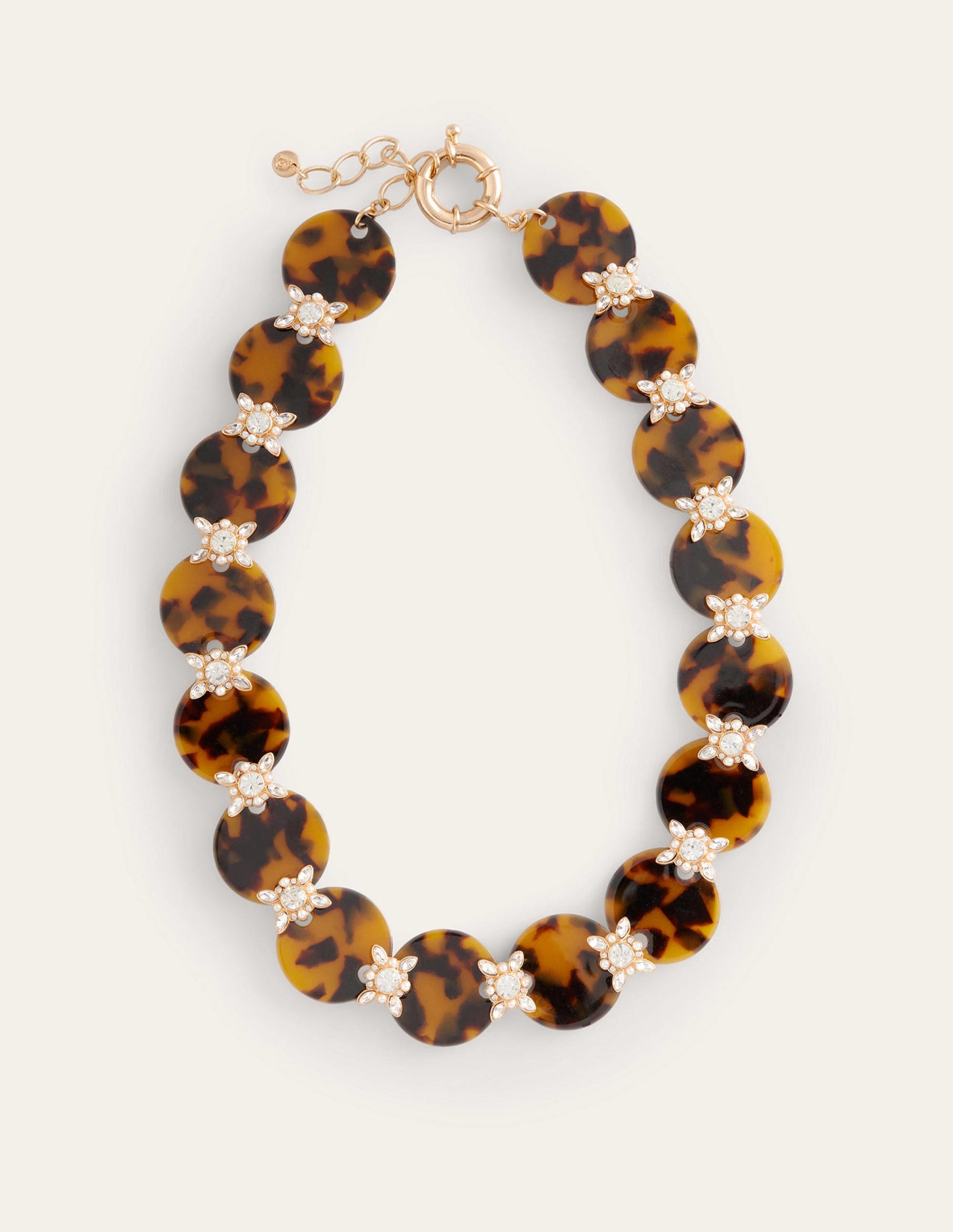 Tortoiseshell Resin Necklace-Tort-2
