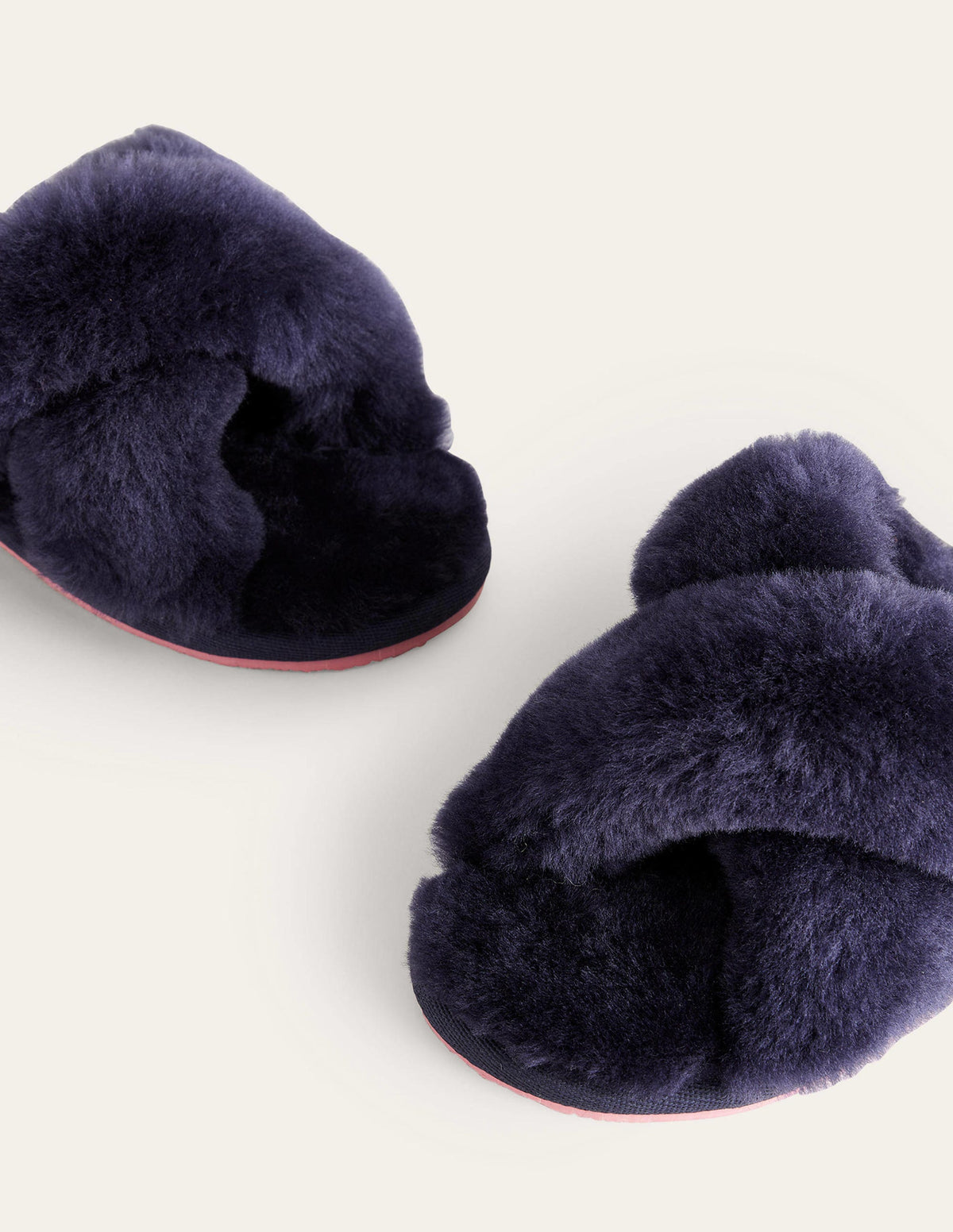 Sheepskin Slippers-Navy-4
