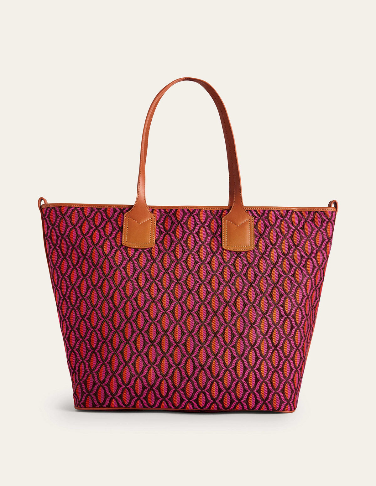 Trapez-Tasche-Rot Geometrisch-2