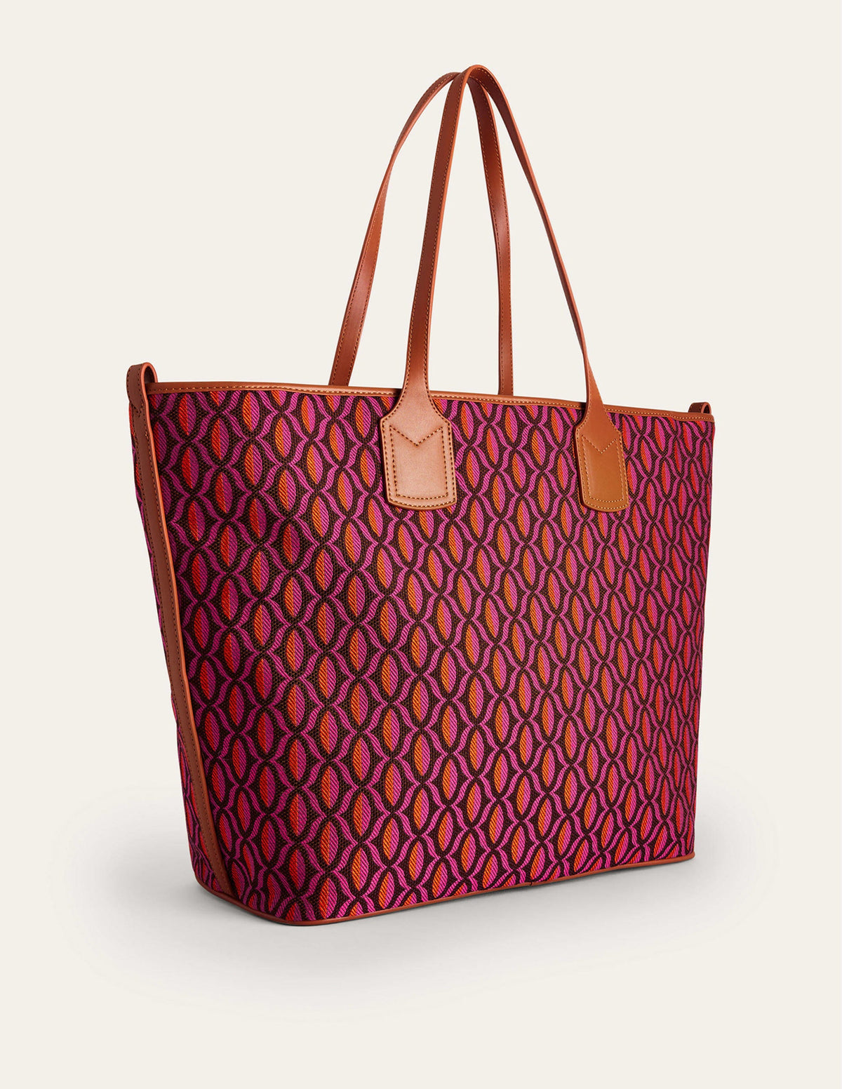 Trapez-Tasche-Rot Geometrisch - Image 3