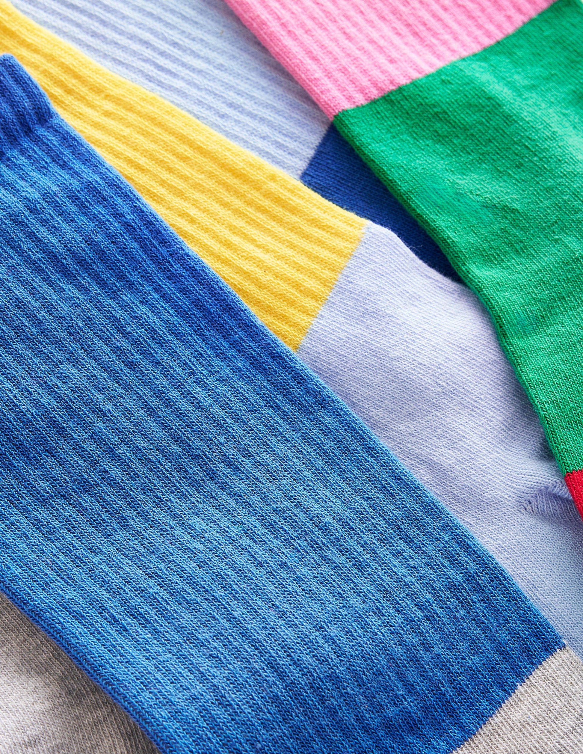 5-Pack Boot Socks-Colourblock-2