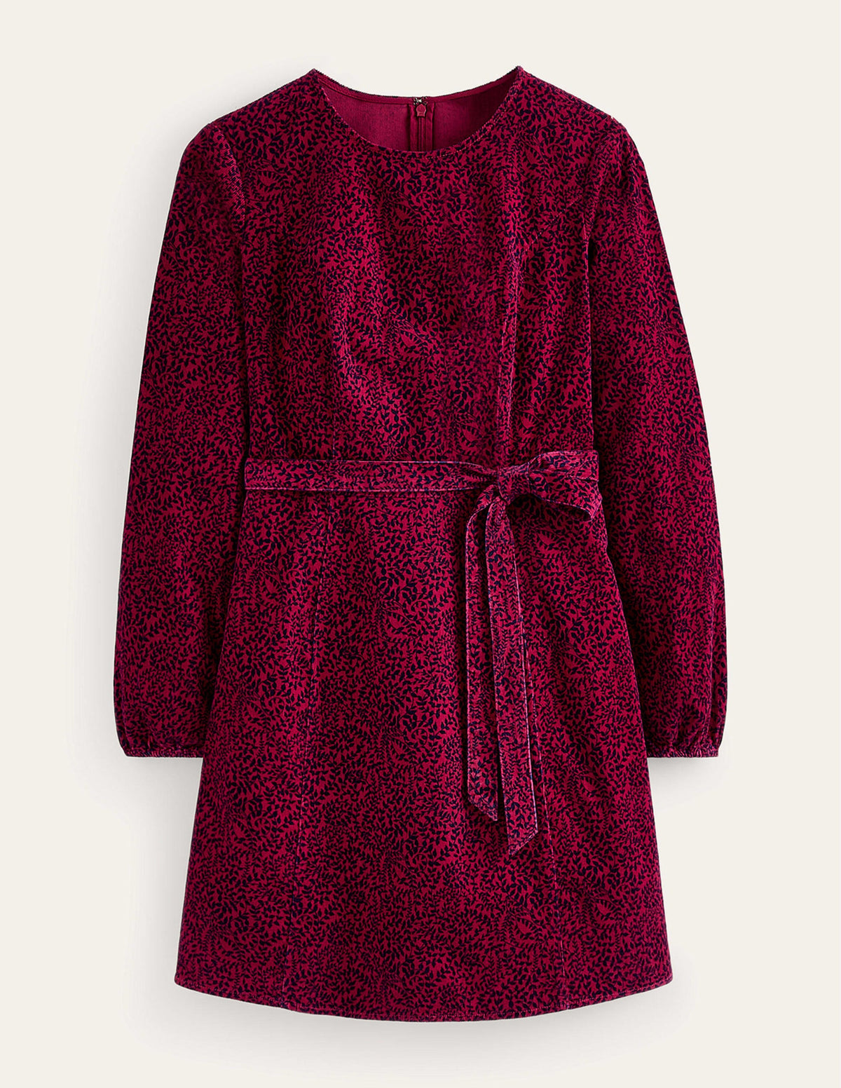 Harriet Cordkleid-Warmes Cranberry-Rot, Apfelzweig - Image 6