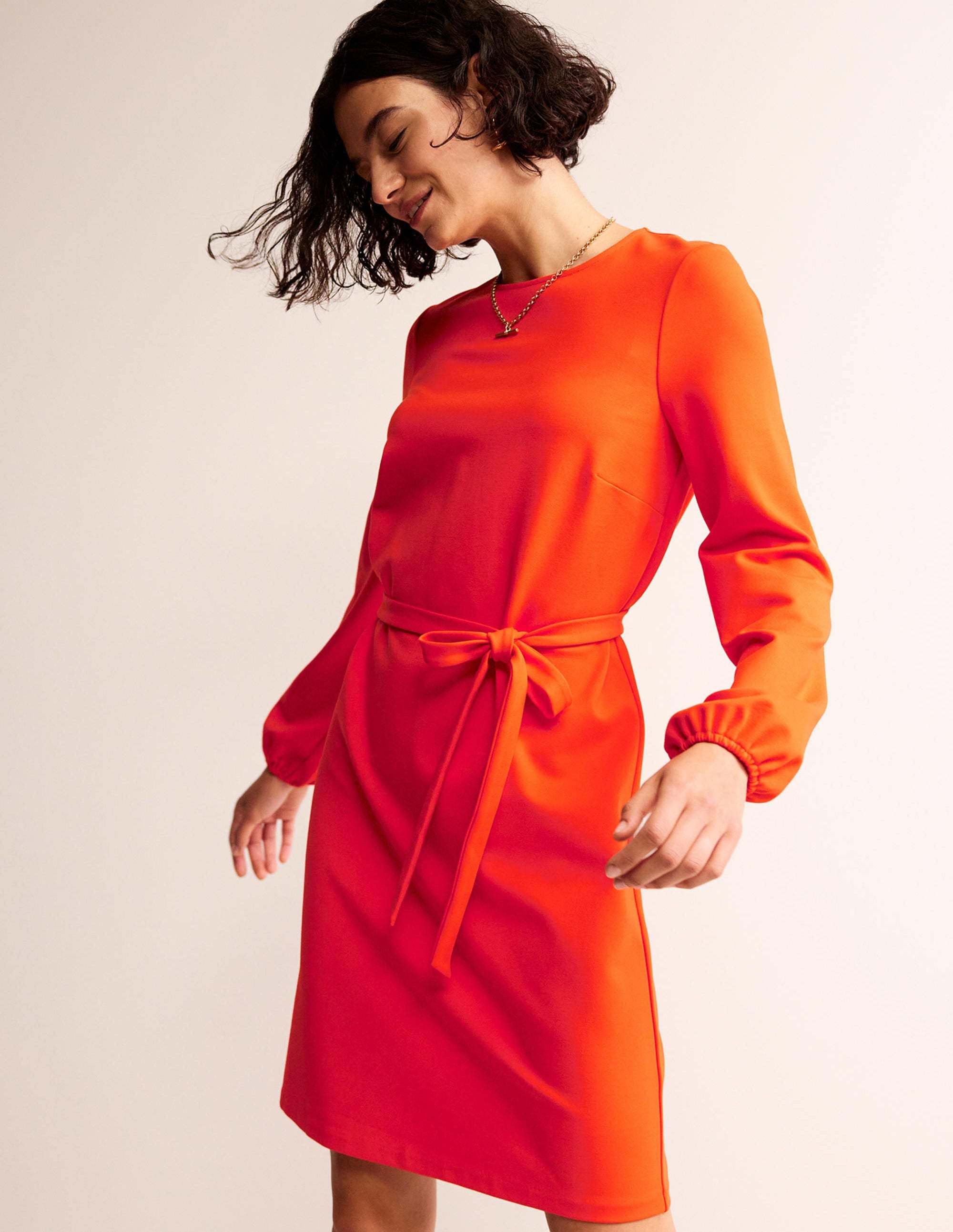 Violet Ponte-Etuikleid-Fiesta-Orange - Image 1