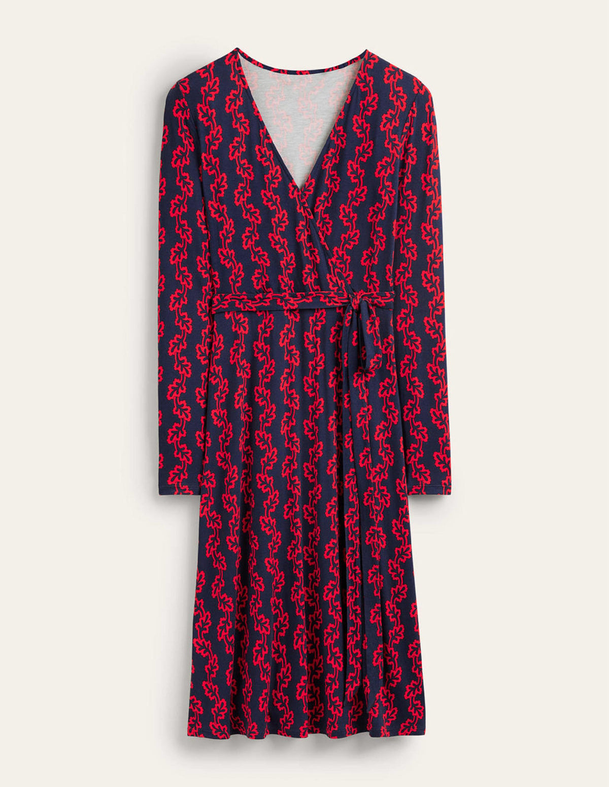 Robe midi Nina en jersey-Bleu marine foncé, motif Abstract Terrace - Image 6
