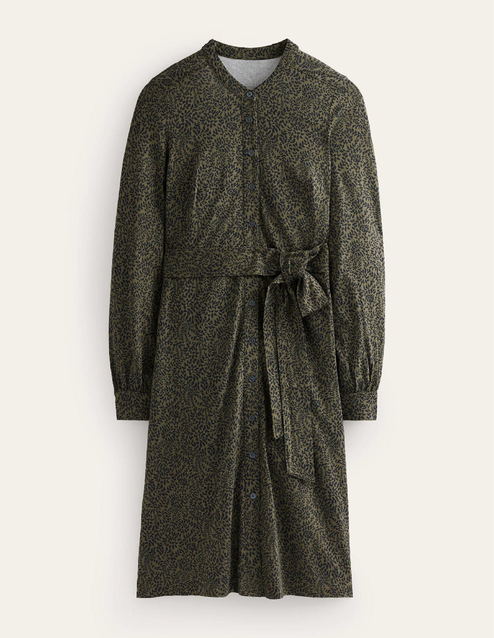 Robe-chemise Julia en jersey-Épicéa, motif Pome Sprig-7