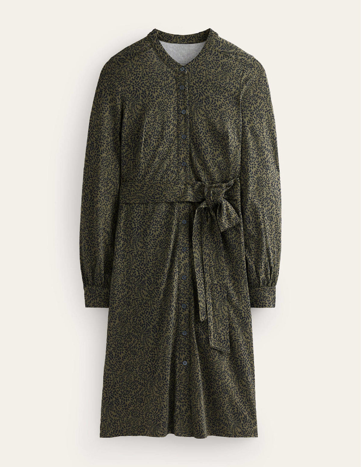 Robe-chemise Julia en jersey-Épicéa, motif Pome Sprig - Image 7