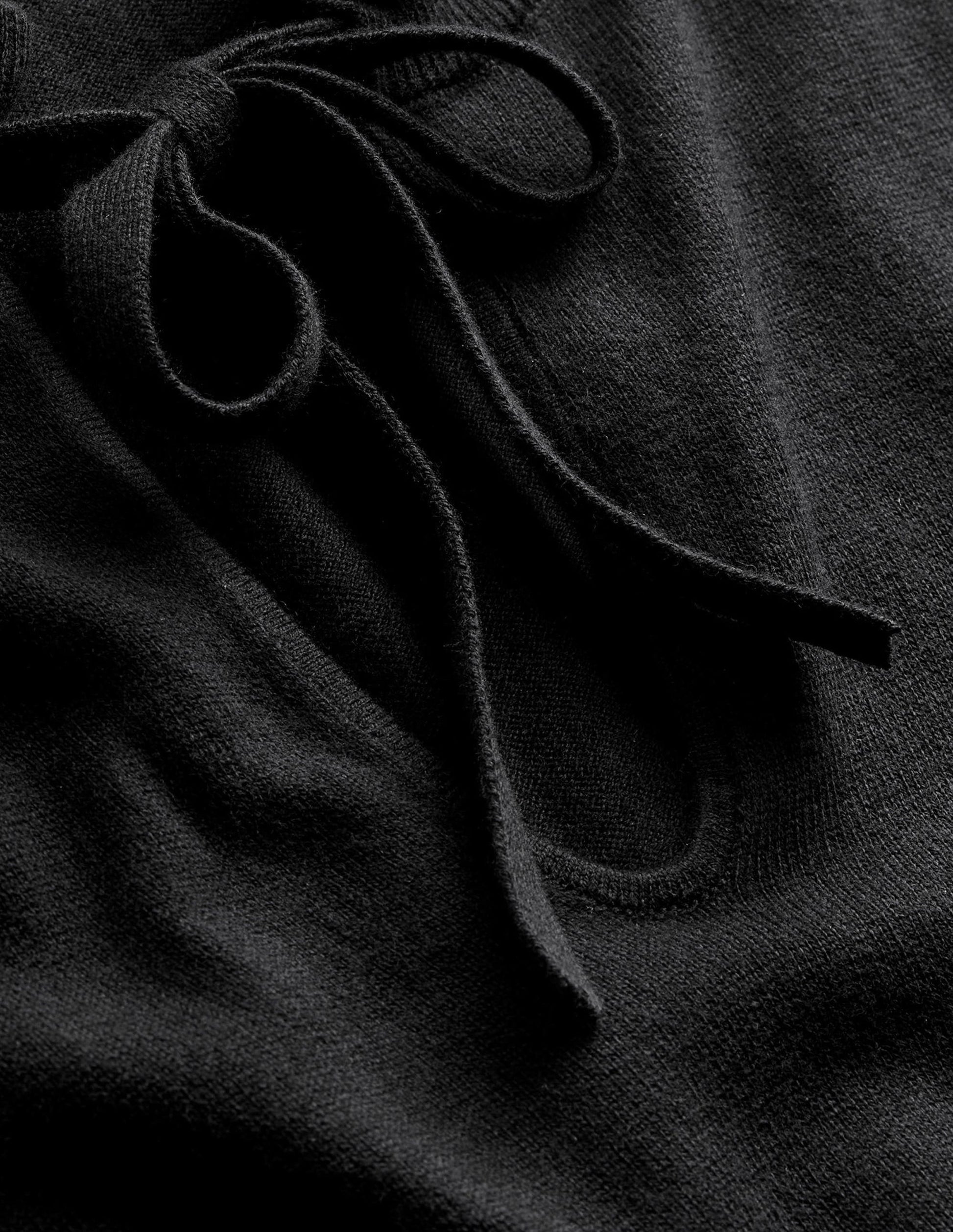 Kleid mit Rüschen-Detail-Schwarz-6