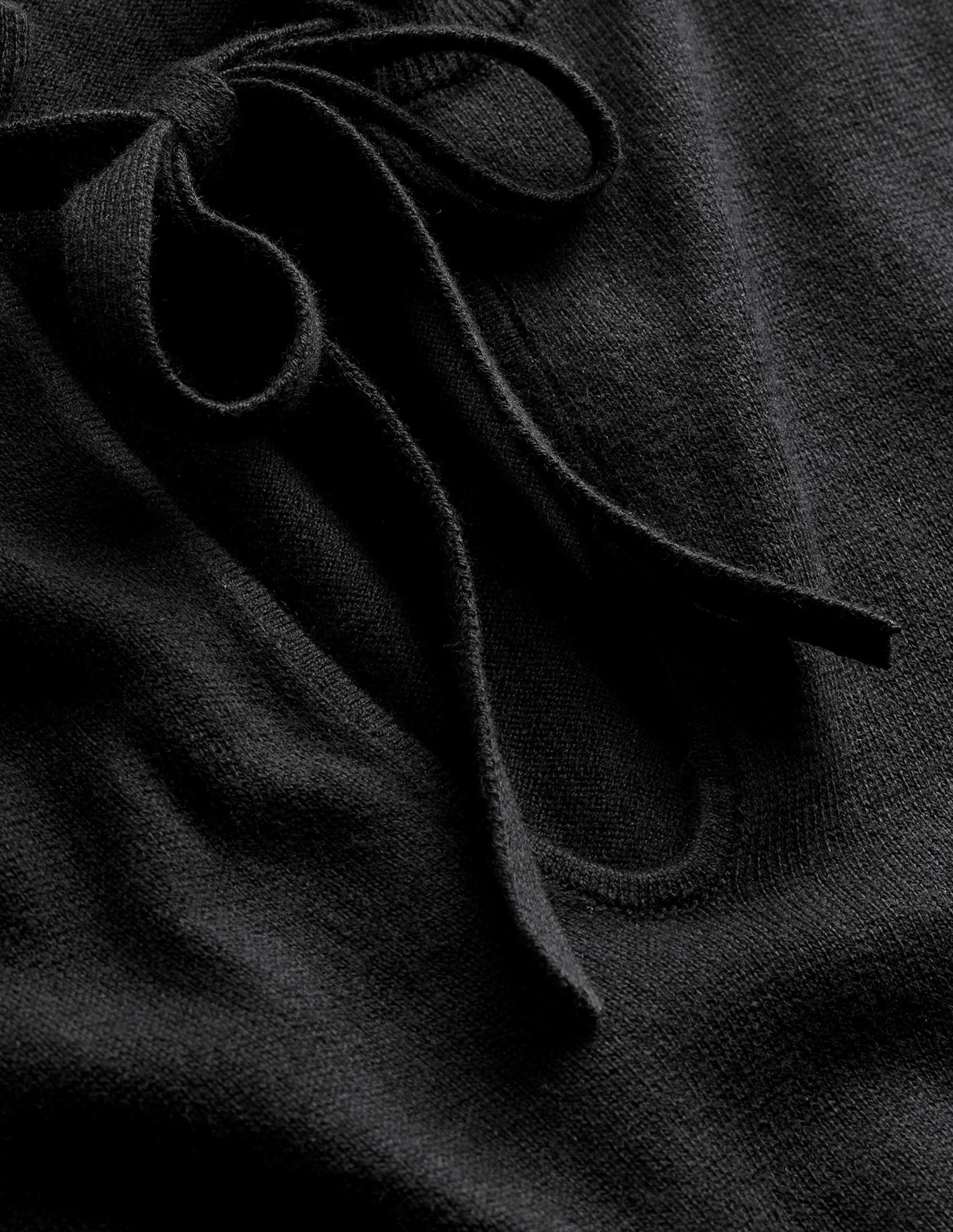 Kleid mit Rüschen-Detail-Schwarz - Image 6