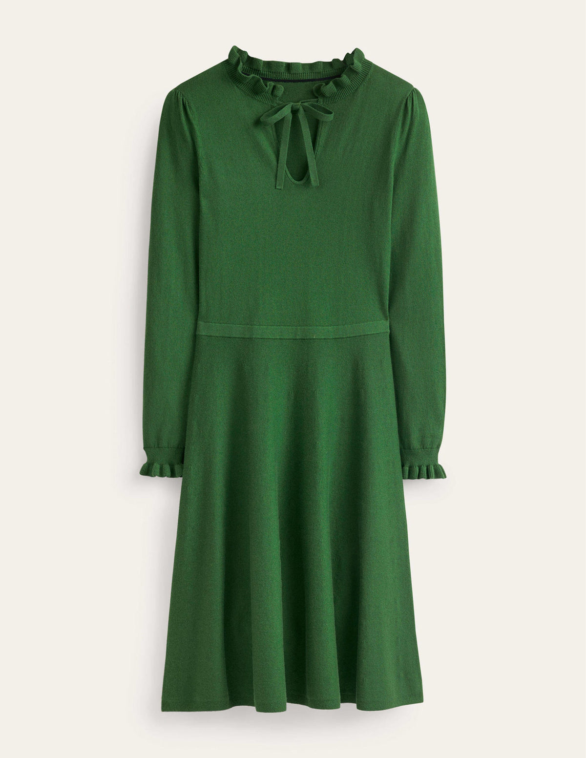 Kleid mit Rüschen-Detail-Amazonasgrün - Image 5