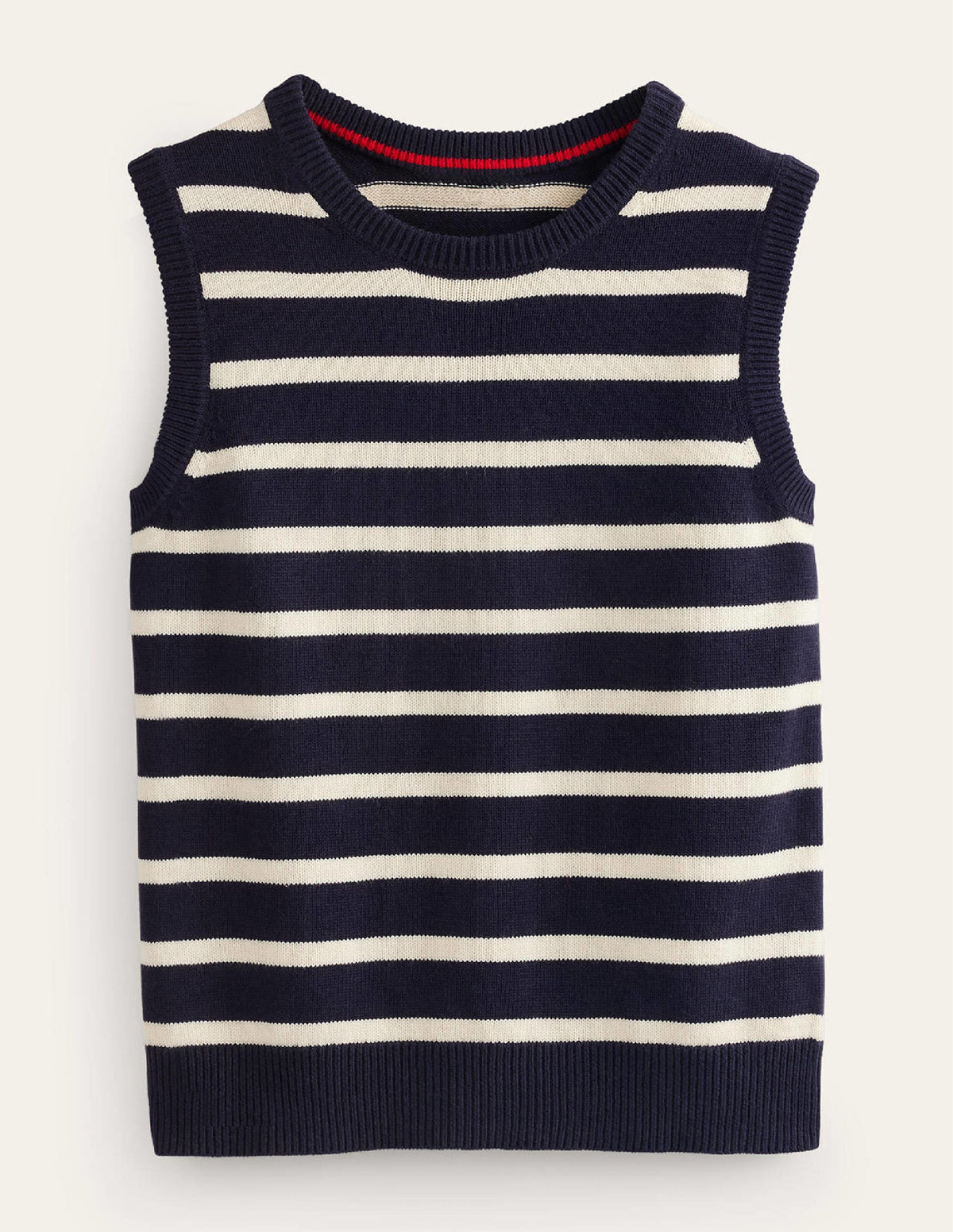 Harriet Top-Marineblau und Naturweiß - Image 7