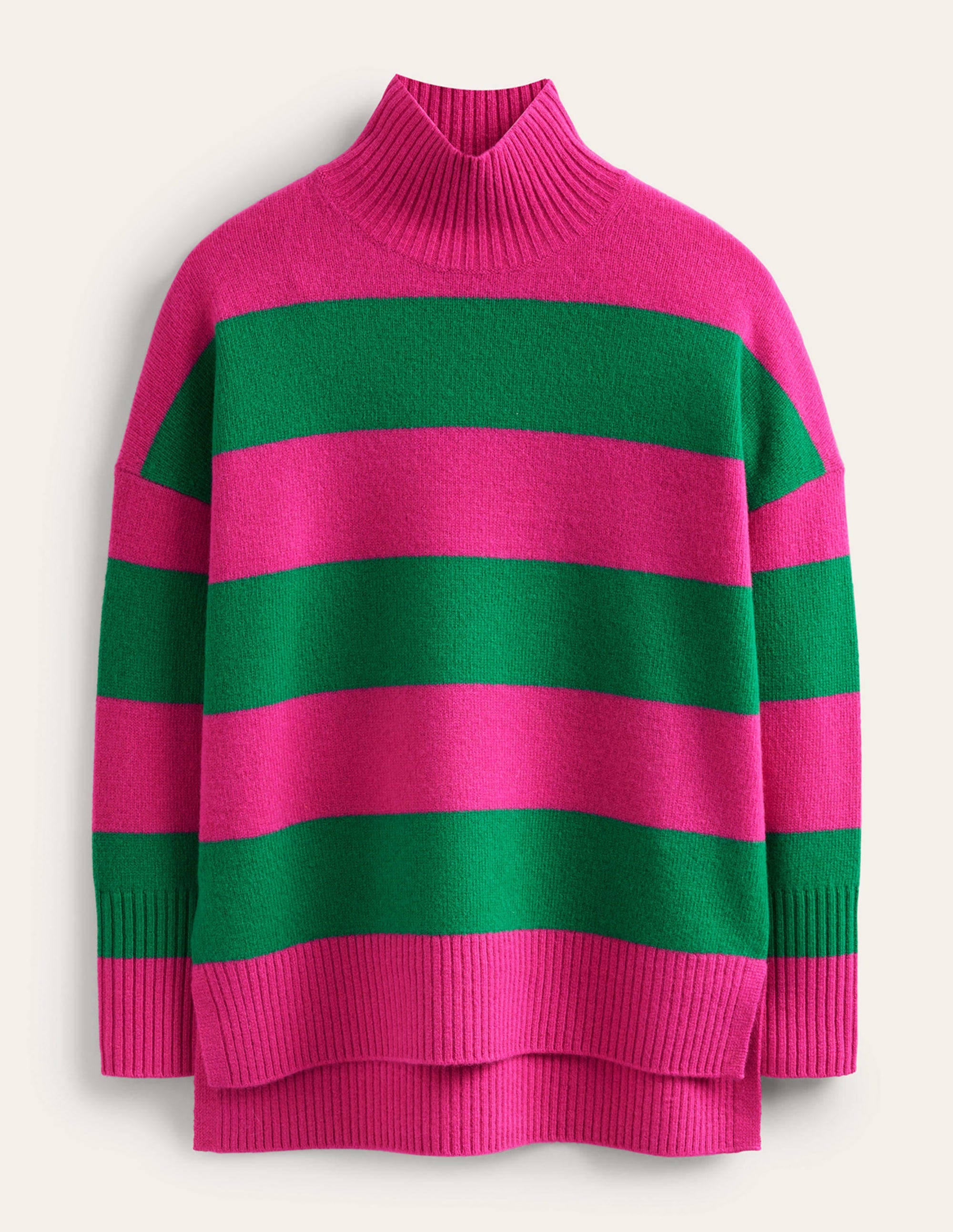Pull Jessica oversize-Rose vif/vert viridien - Image 6