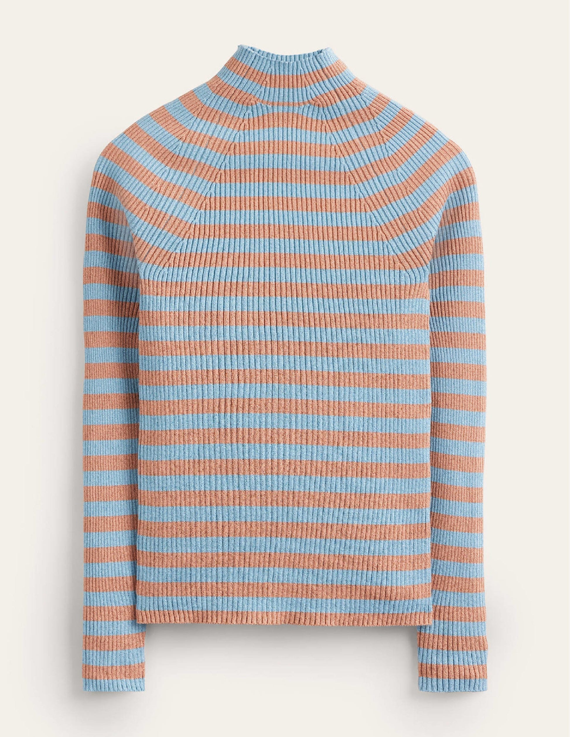 Matilda Sparkle Jumper-Light Blue and Copper-5