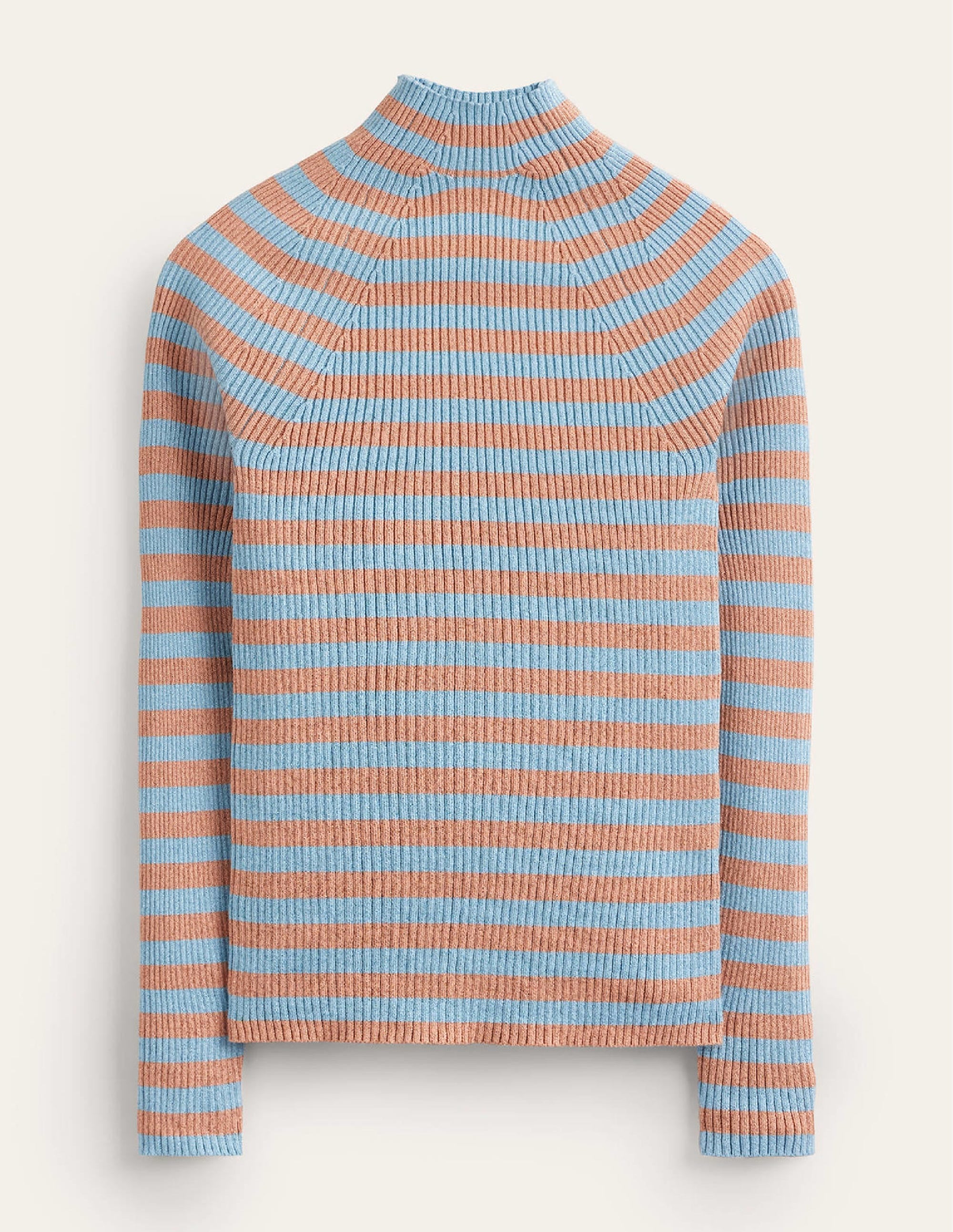 Matilda Sparkle Jumper-Light Blue and Copper - Image 5