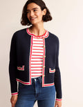 Veste Holly en maille-Bleu marine