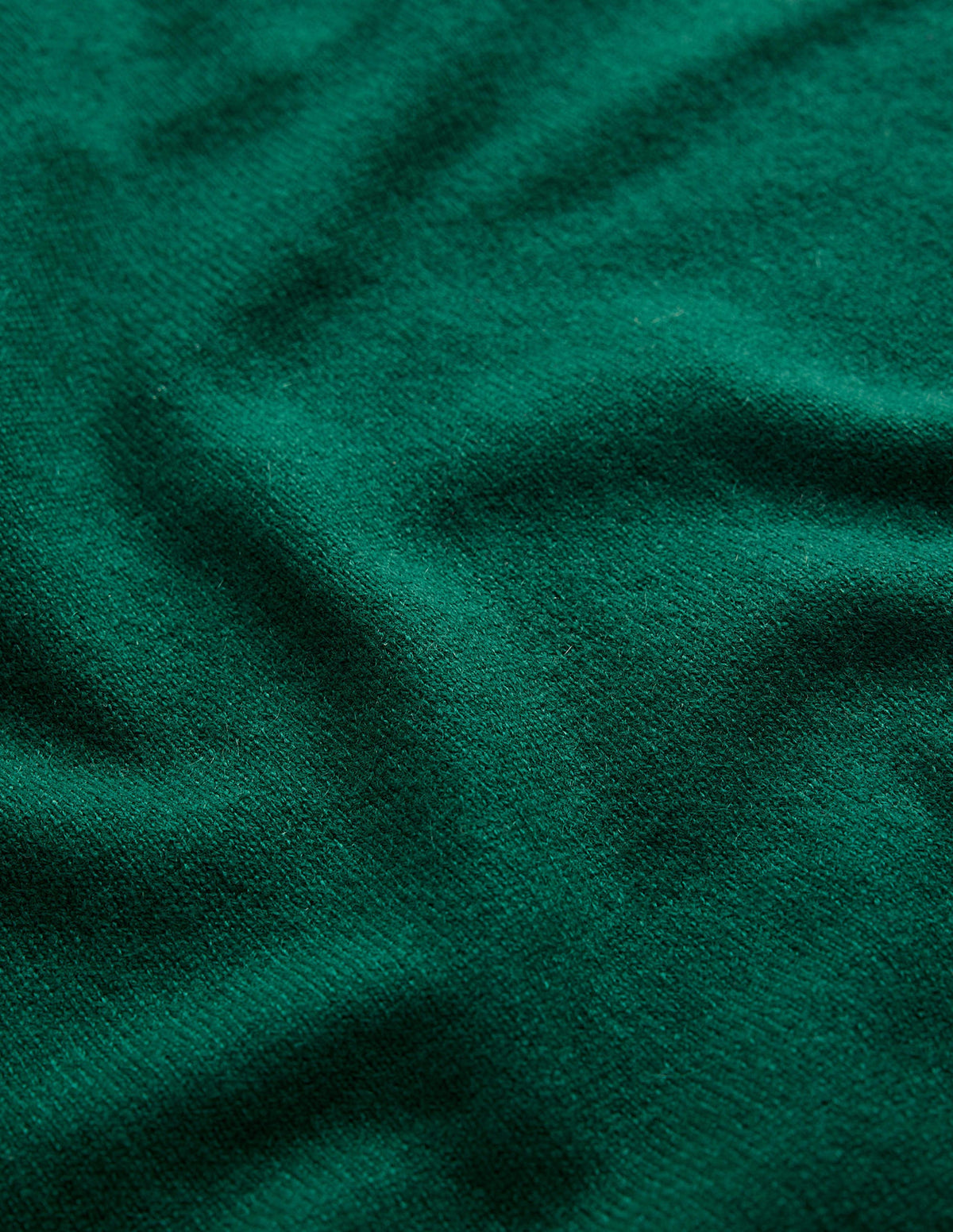 Eva Cashmere Crew Neck Jumper-Deep Forest - Image 8