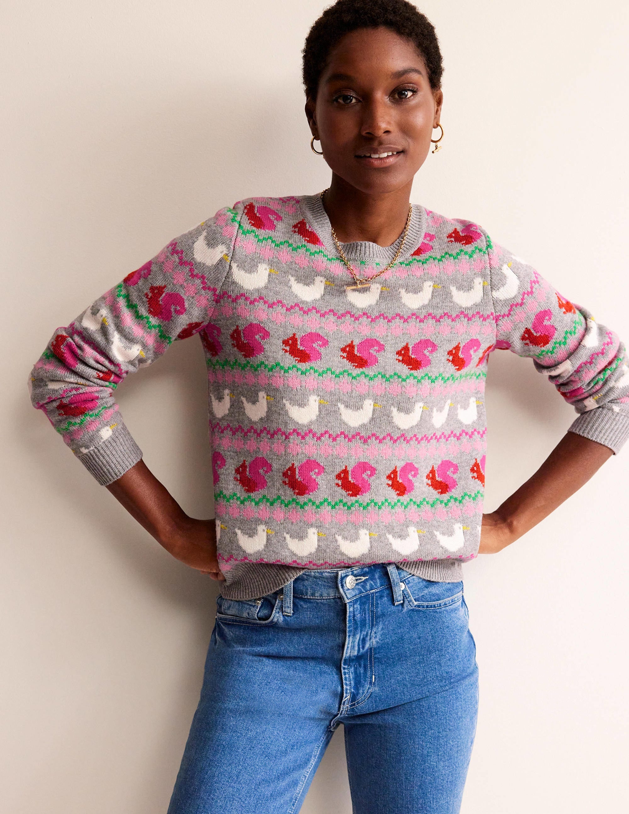 Edie Fair-Isle-Pullover-Naturliebhaber - Image 4