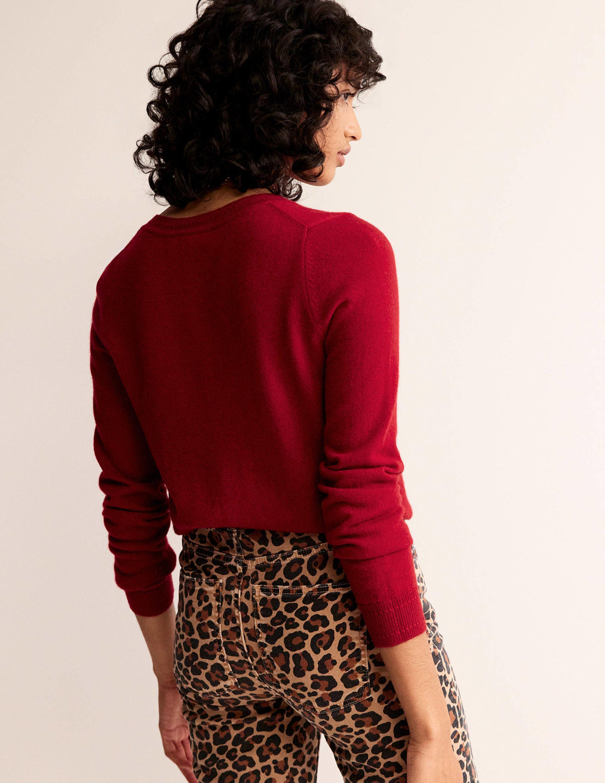 Eva Kaschmir-Strickjacke mit Rundhalsausschnitt-Salsa-3