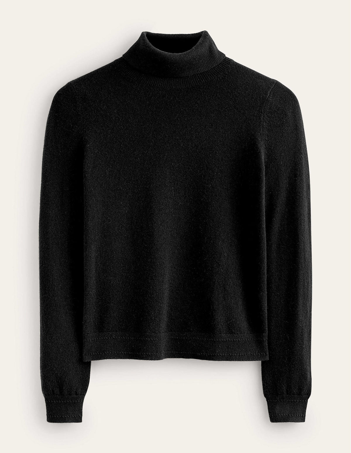 Pull Eva col roulé en cachemire-Noir - Image 6