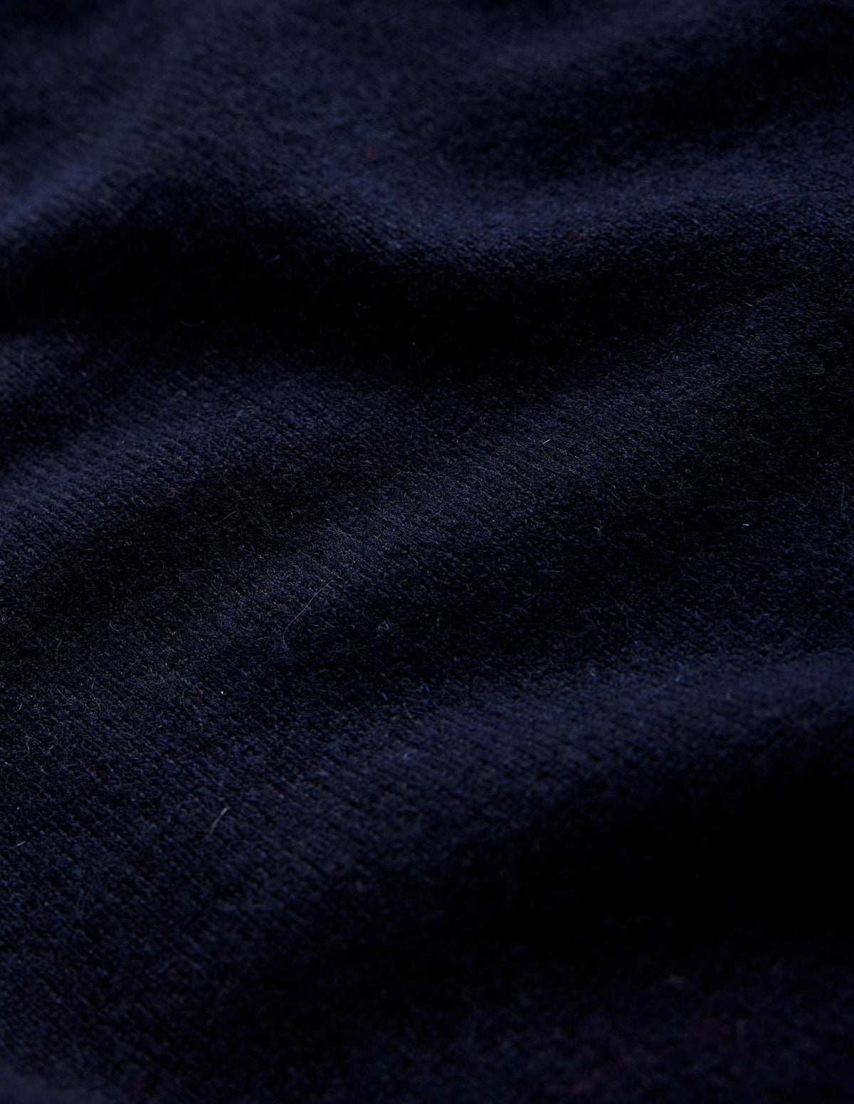 Pull Eva col roulé en cachemire-Bleu marine-6