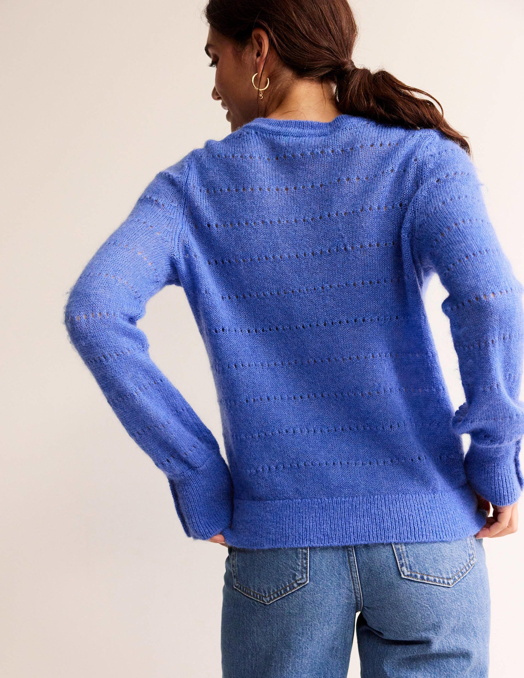 Fluffy Textured Jumper-Meadow Spring - Image 3