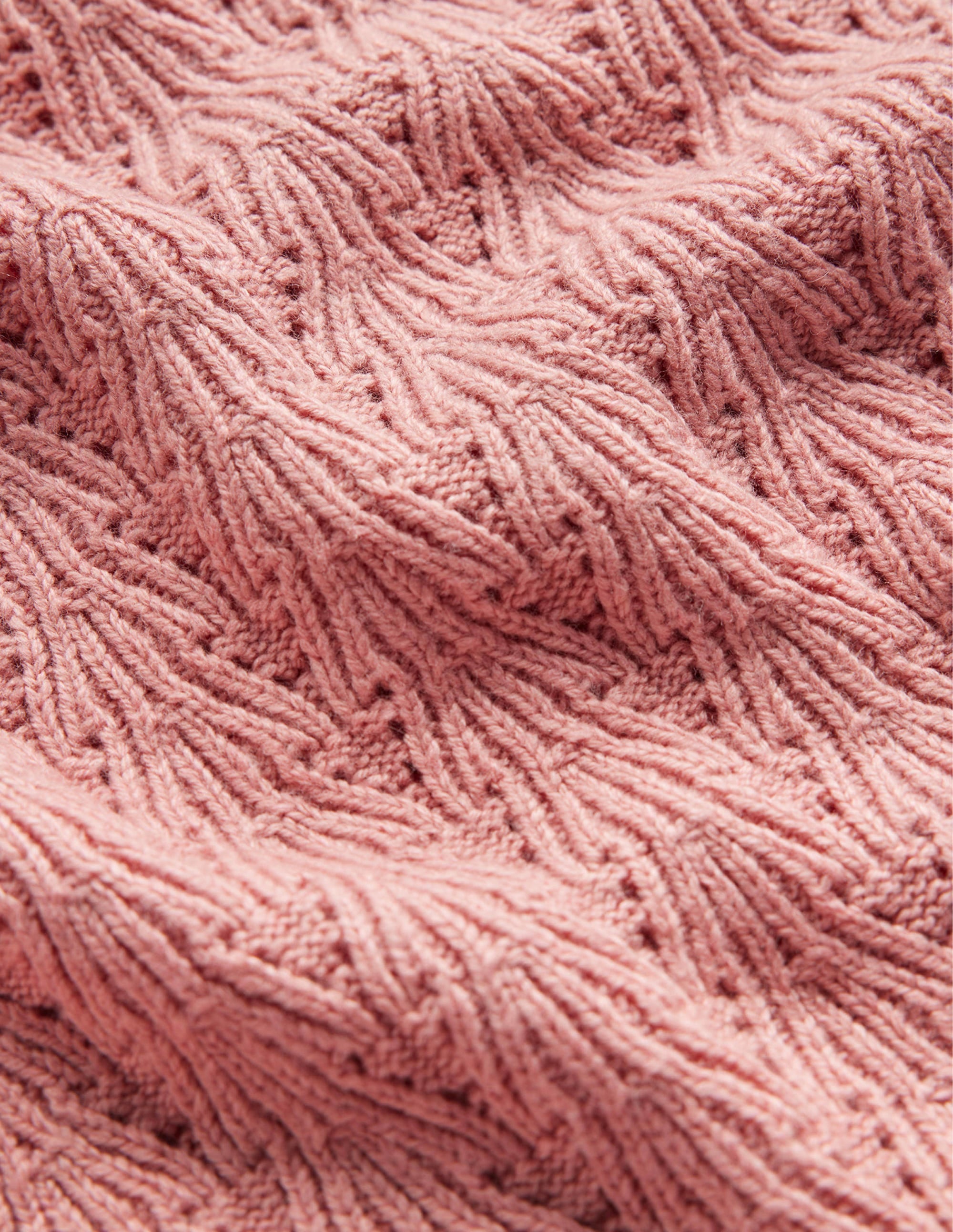 Pullover mit Pointelle-Stickerei-Altrosa - Image 7