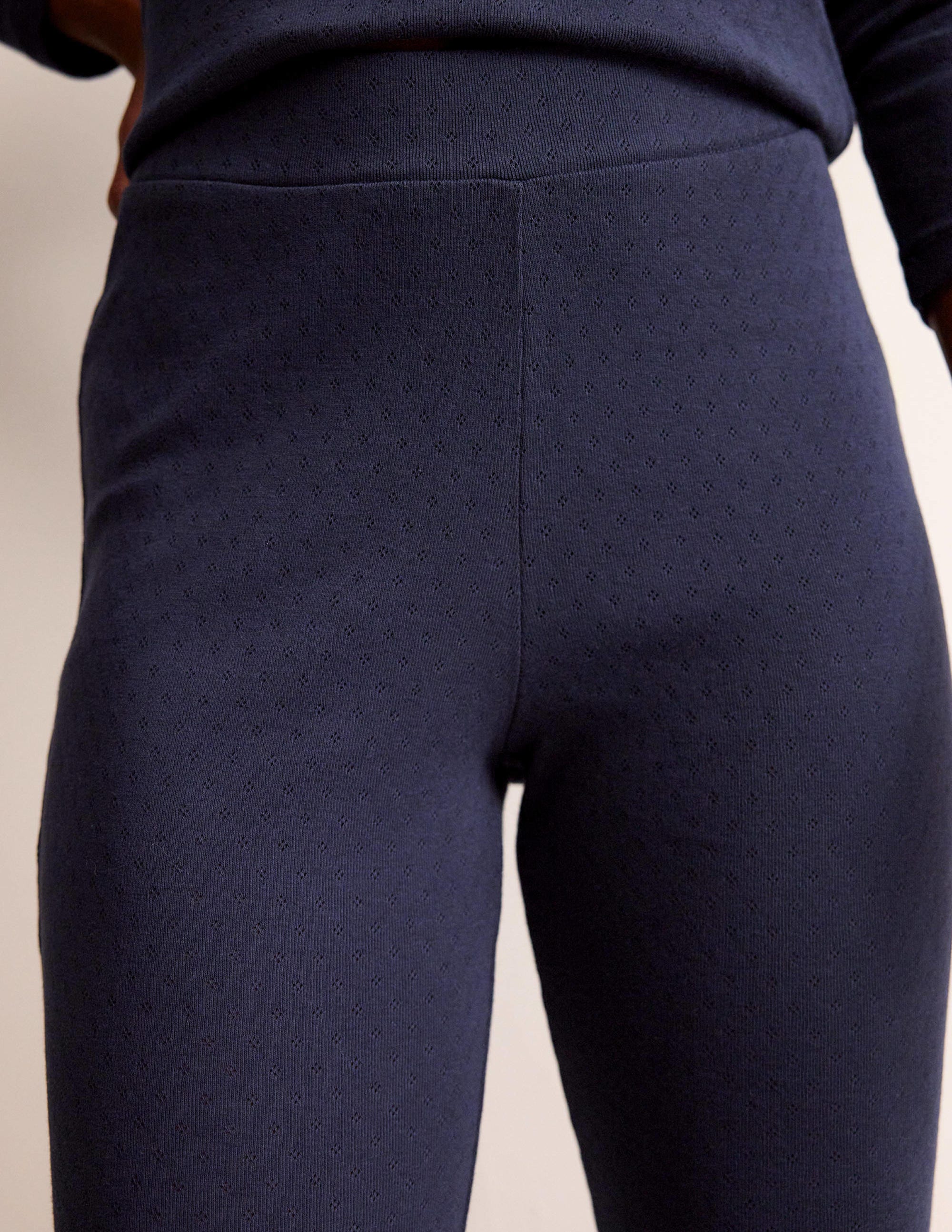 Jersey Pyjama Leggings-Navy - Image 2