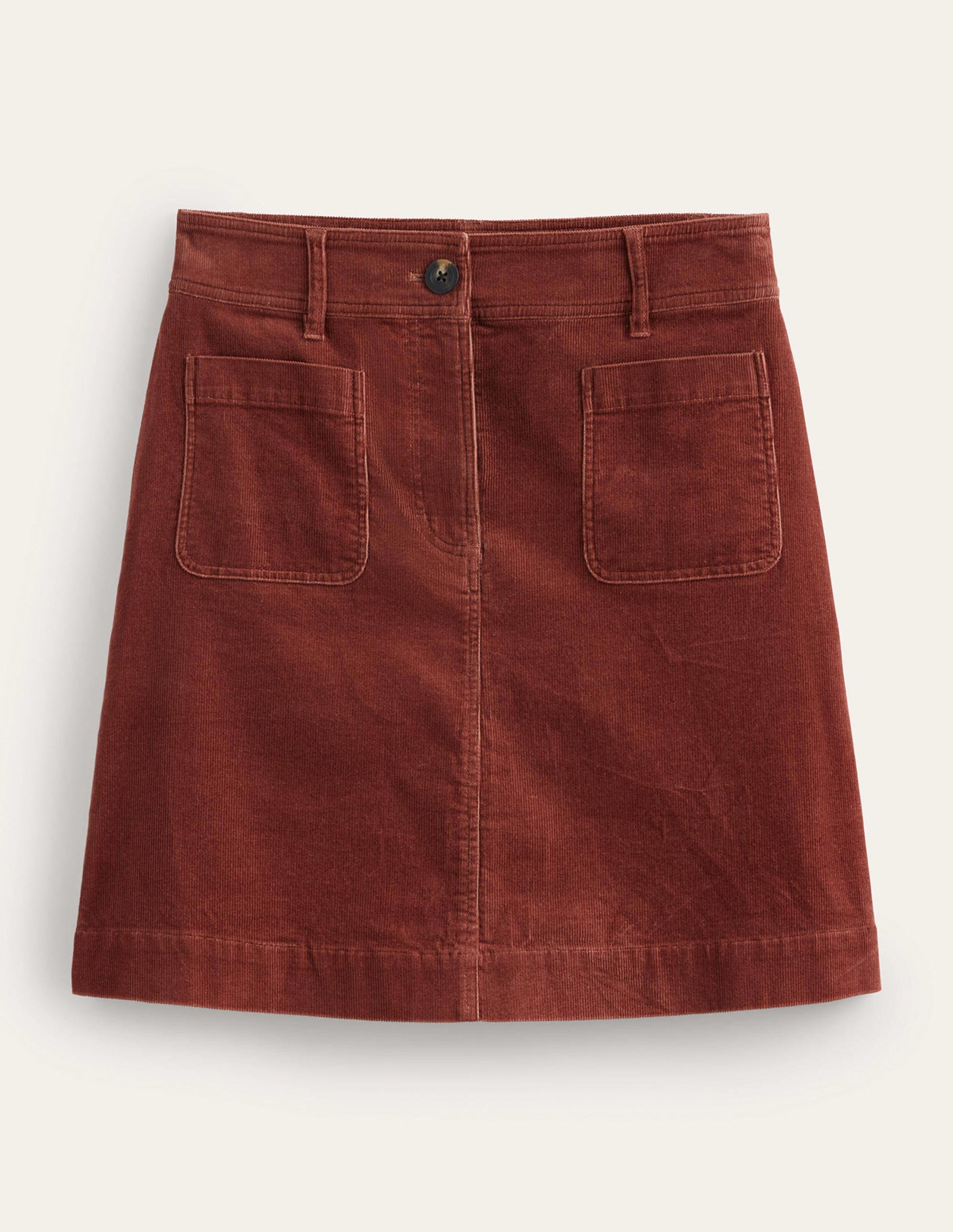 Estella Cord Skirt-Red Oak-6